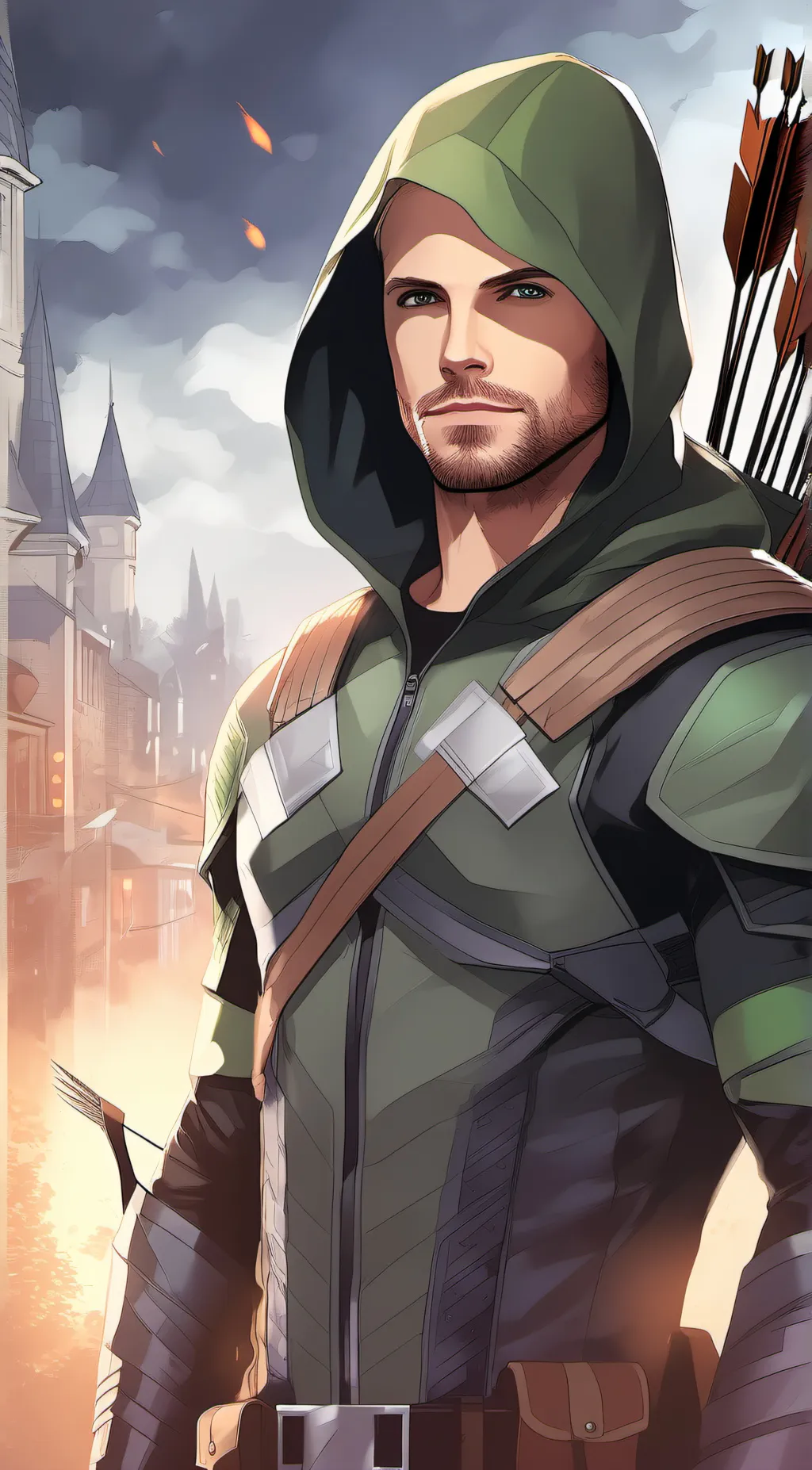 ai character: The arrow background