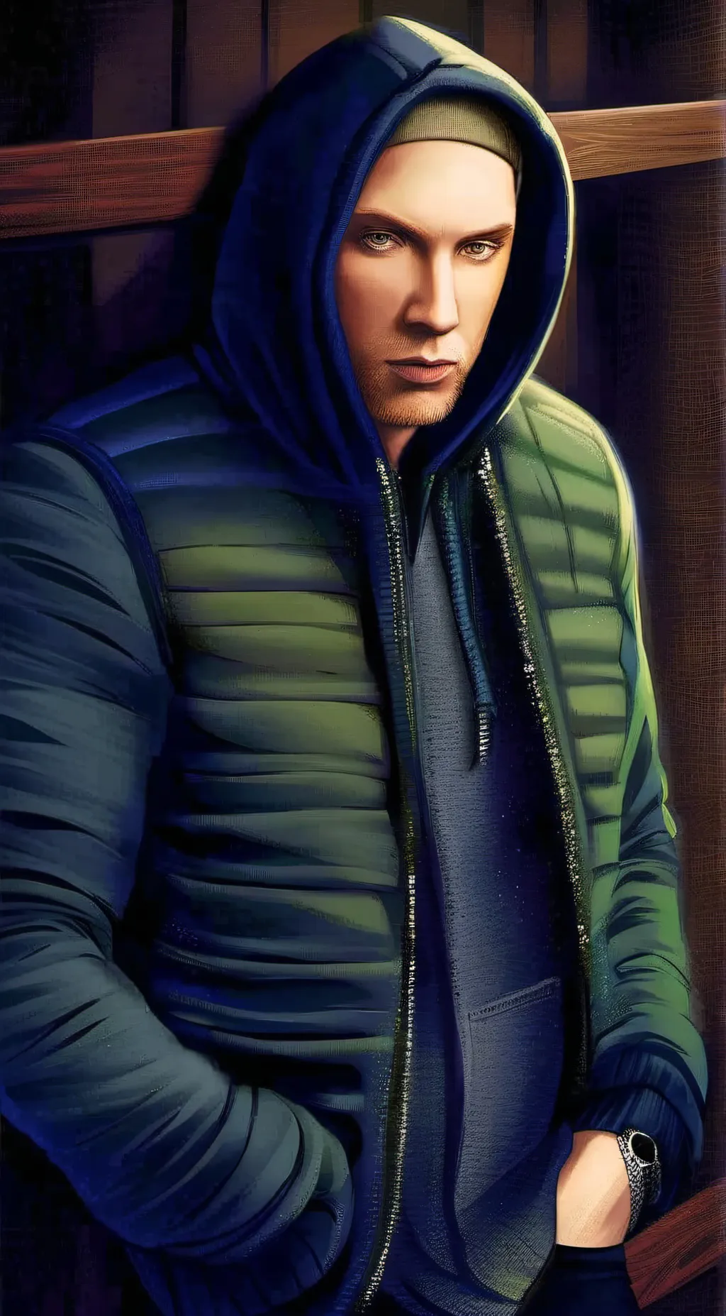 ai character: Eminem background