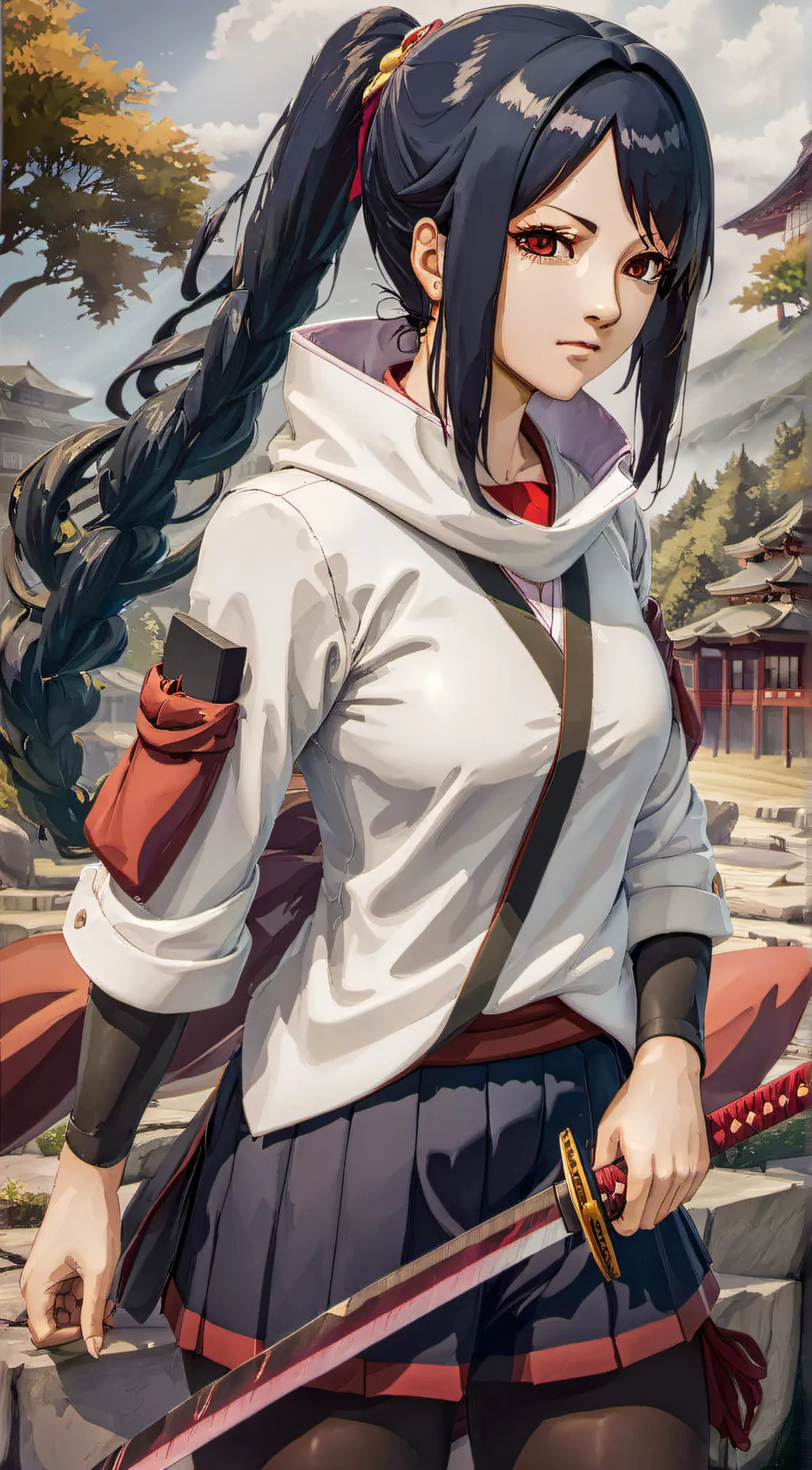 ai character: Aoi uchiha background