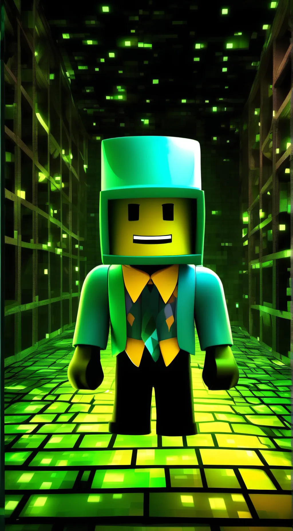 ai character: John doe (Robloxia background