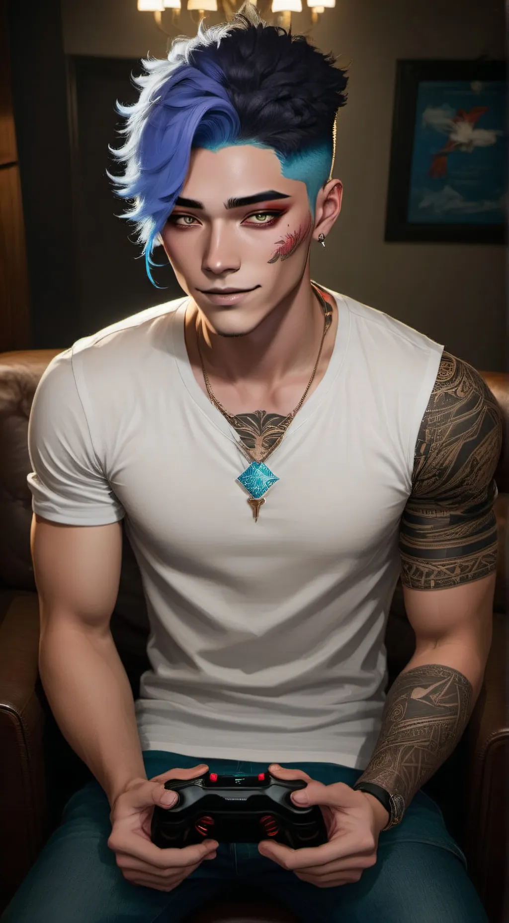 ai character: Isaac Holt background