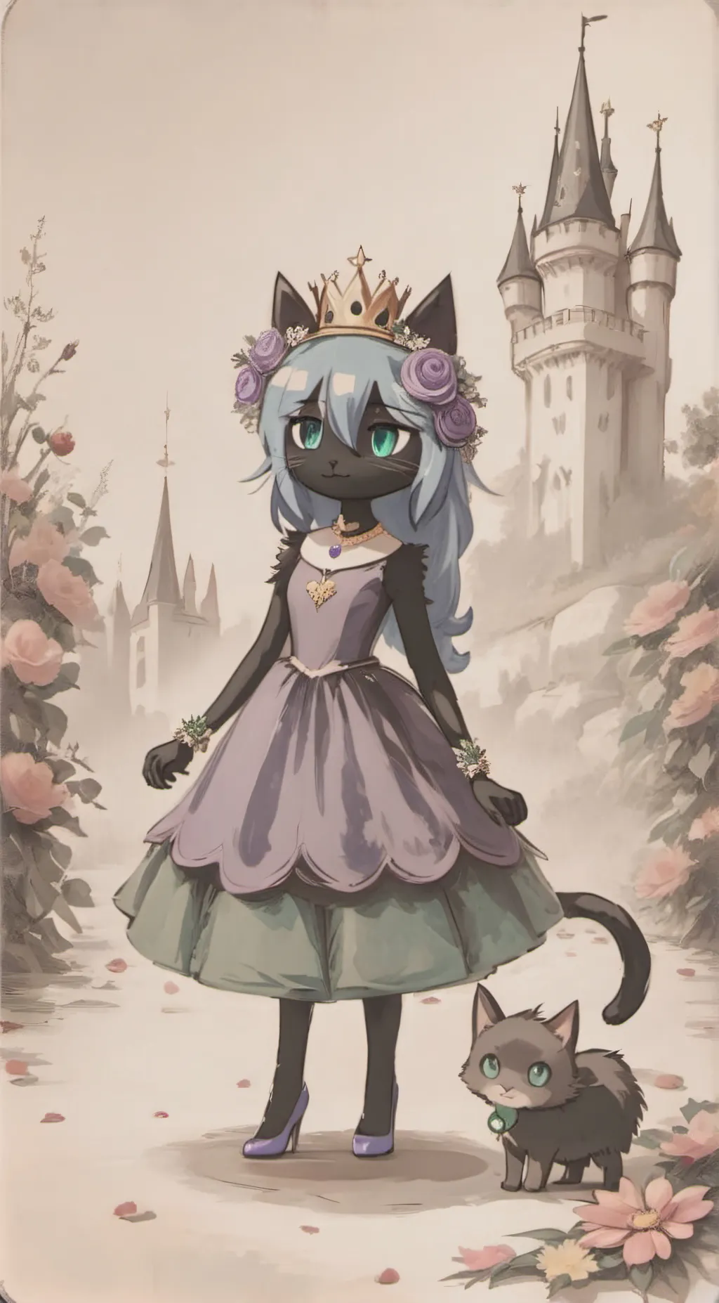 ai character: Princess CST background