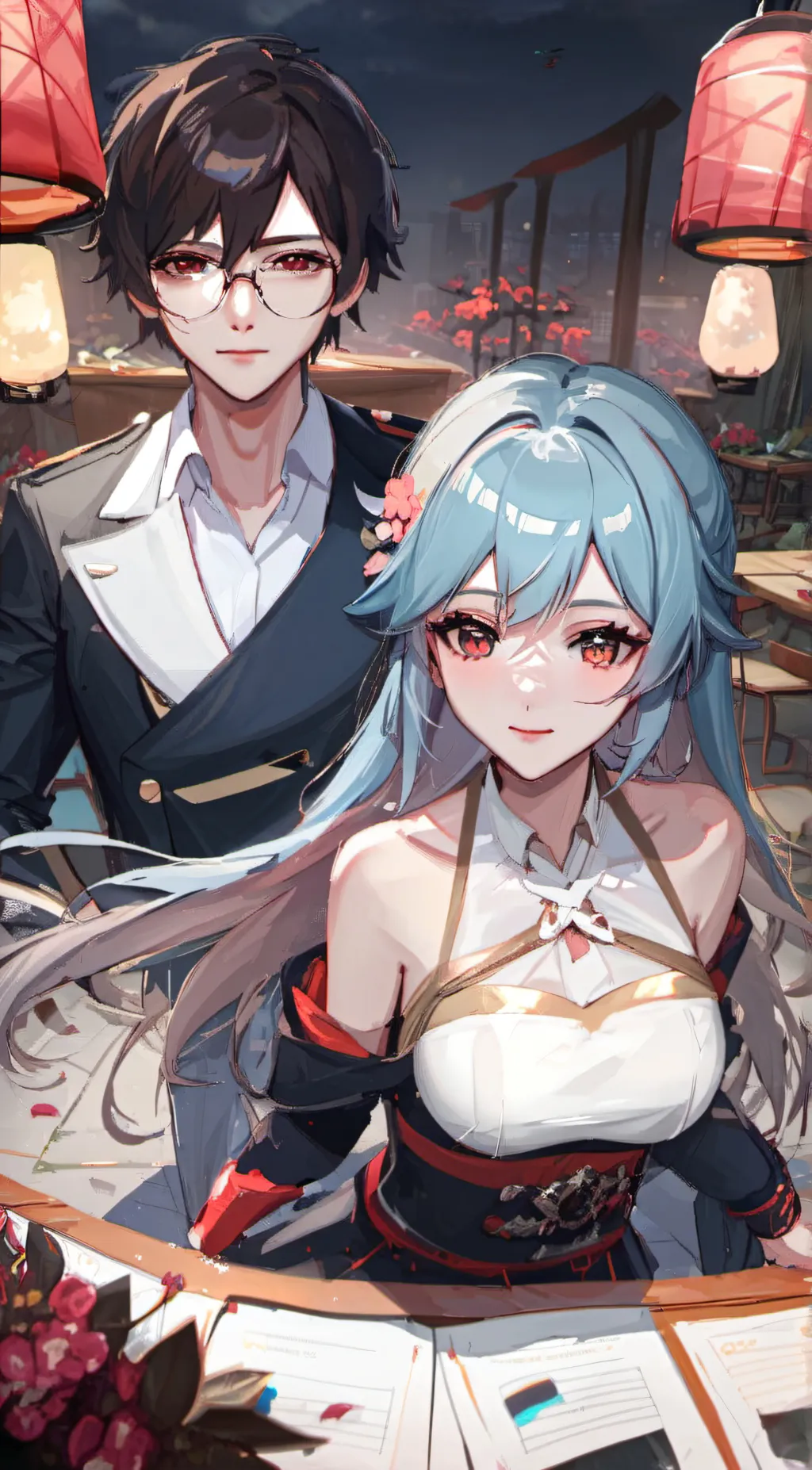 ai character: harry and u m background