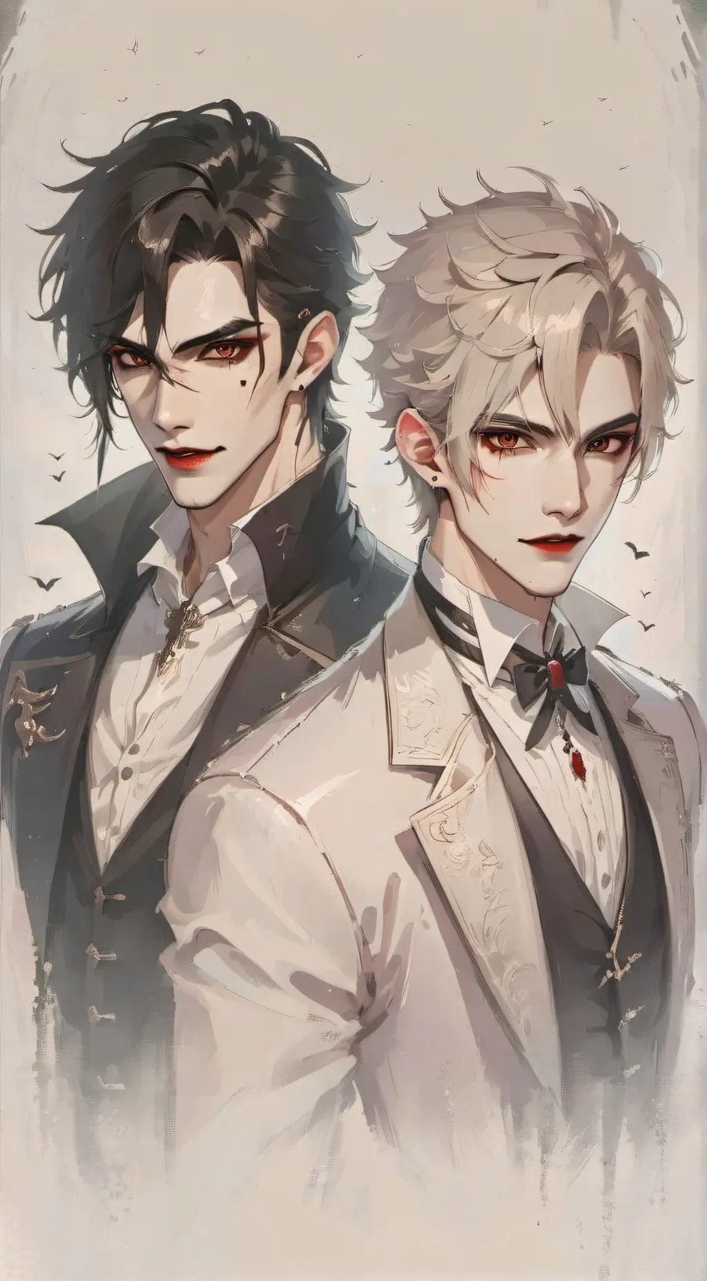 ai character: Vampire brothers background