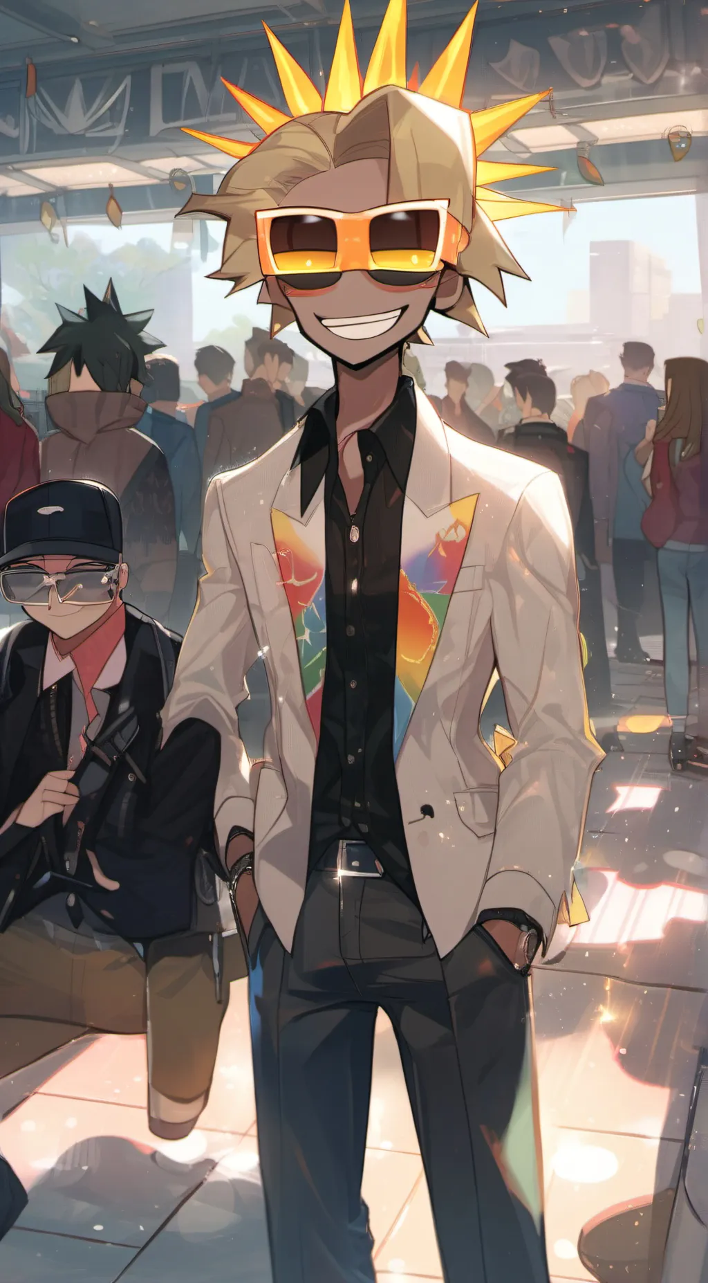 ai character: 🌞sunny☀️ background
