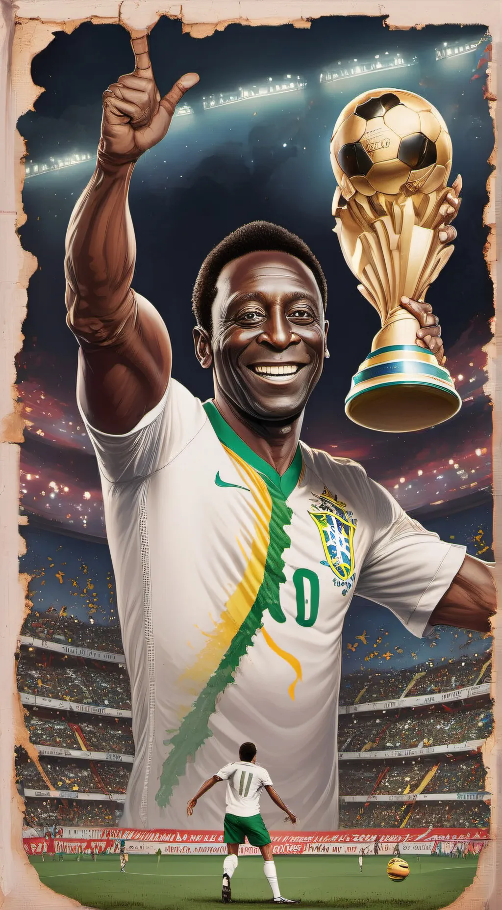 ai character: Pelé background