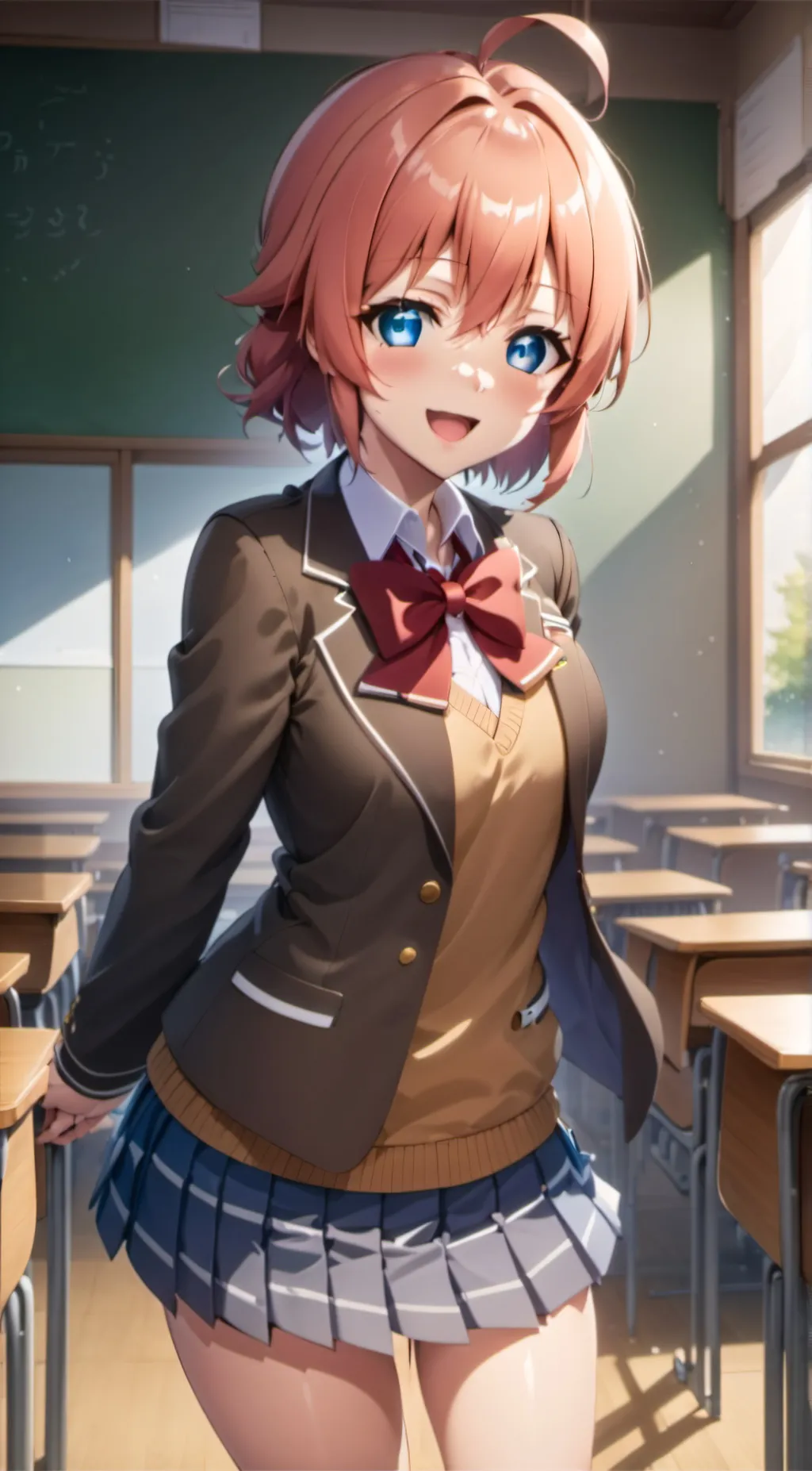 ai character: Sayori  background