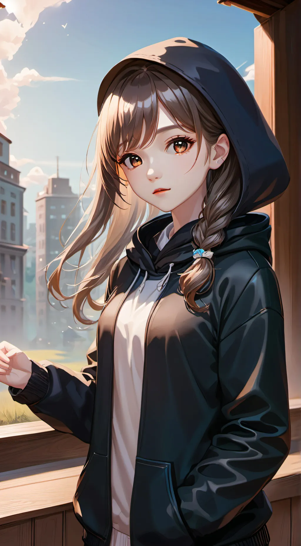 ai character: Scorpio  background