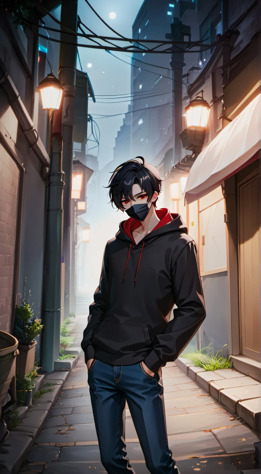 ai character: Ren background