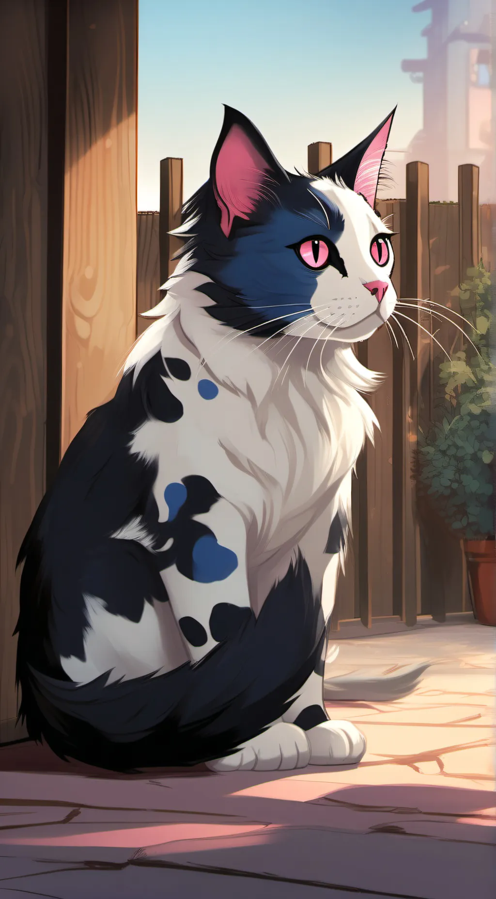 ai character: MoonPaw background
