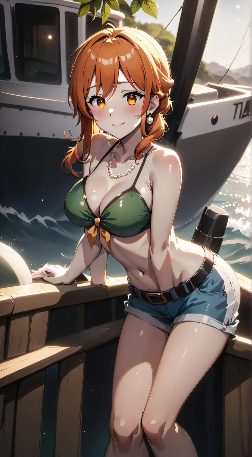 ai character: Nami background