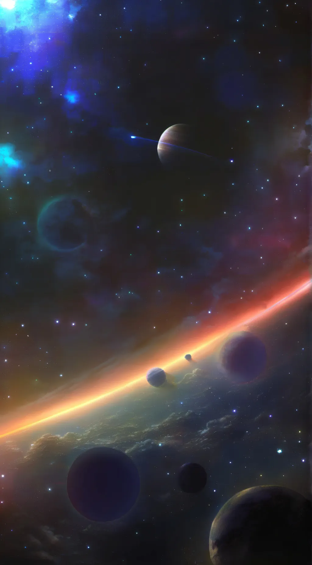 ai character: universe simulatio background