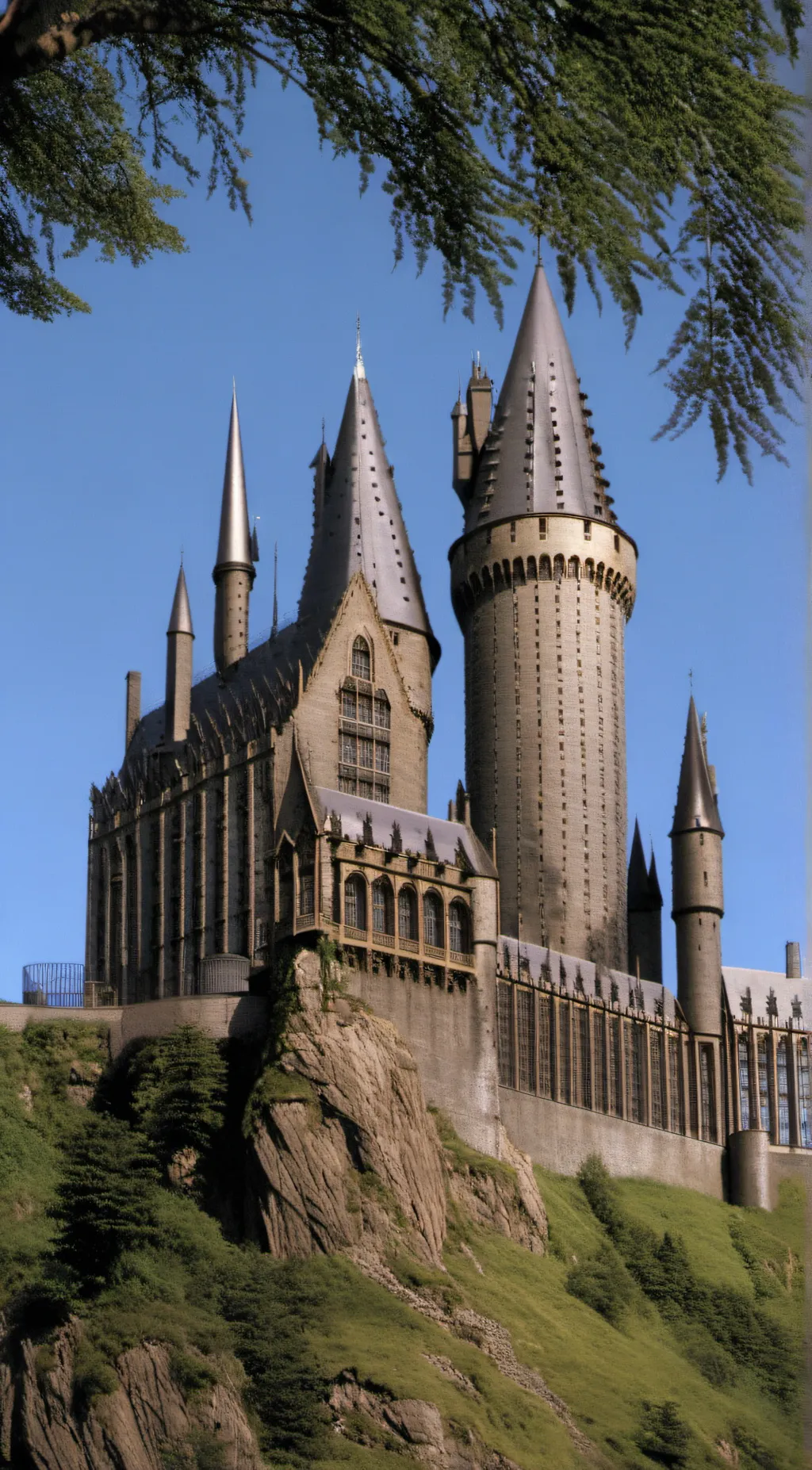 ai character: Hogwarts  background