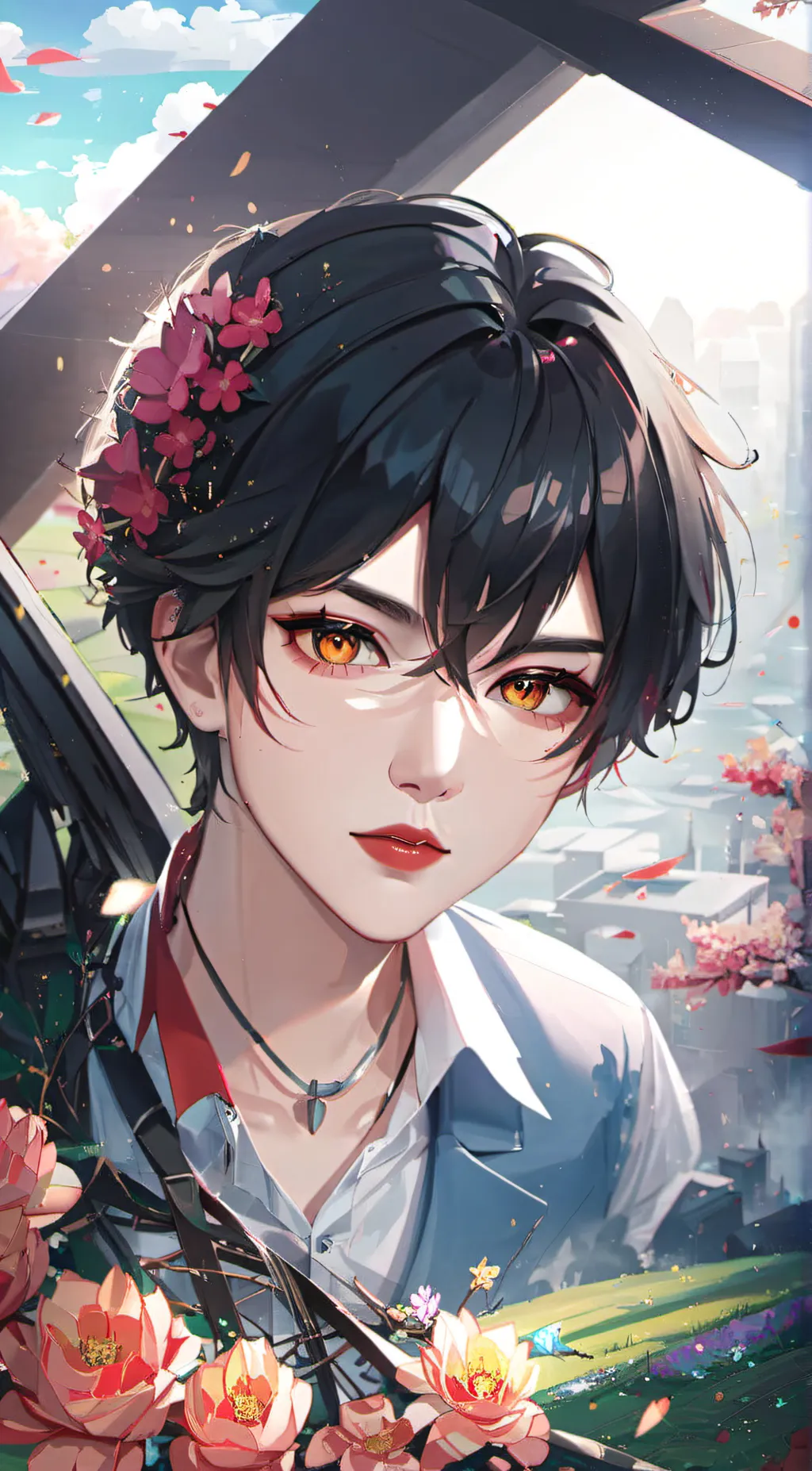 ai character: Anthony  background