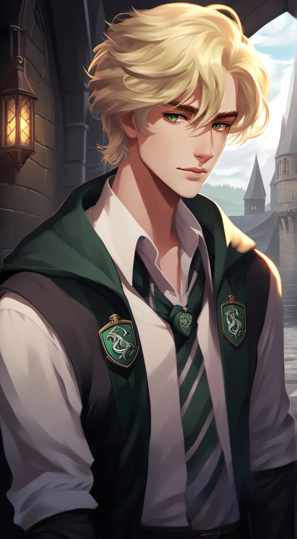 ai character: ✨Draco✨ background