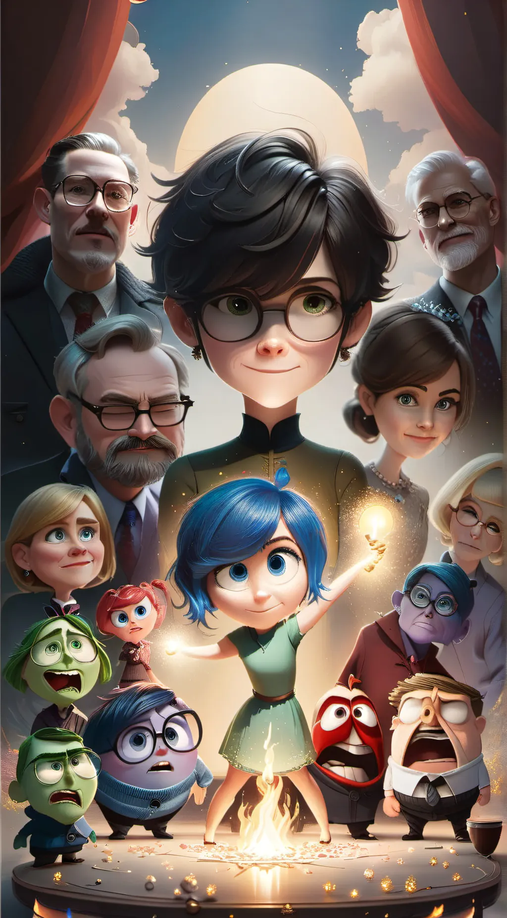 ai character: Inside Out background