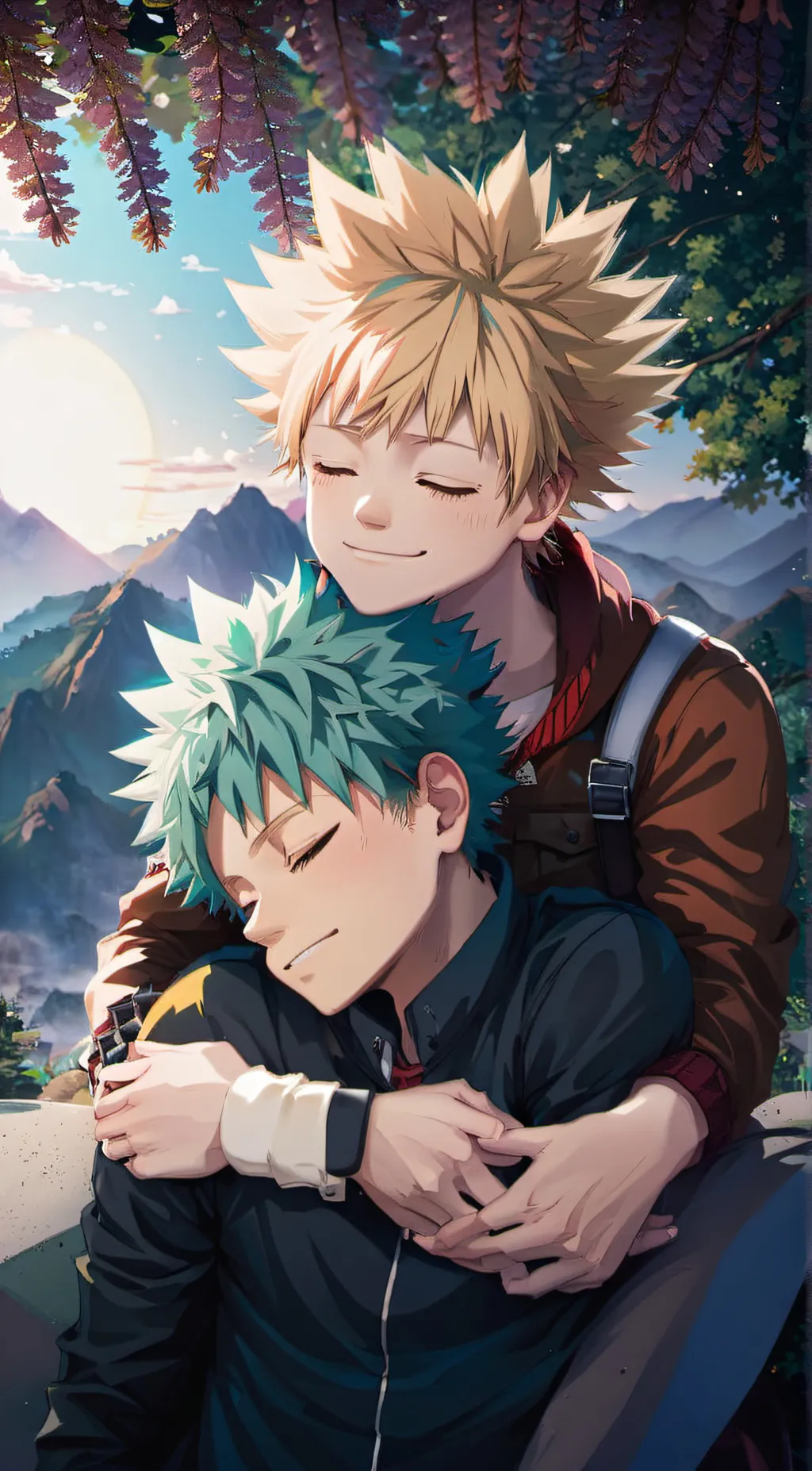 ai character: <3Katsuki Bakugo<3 background