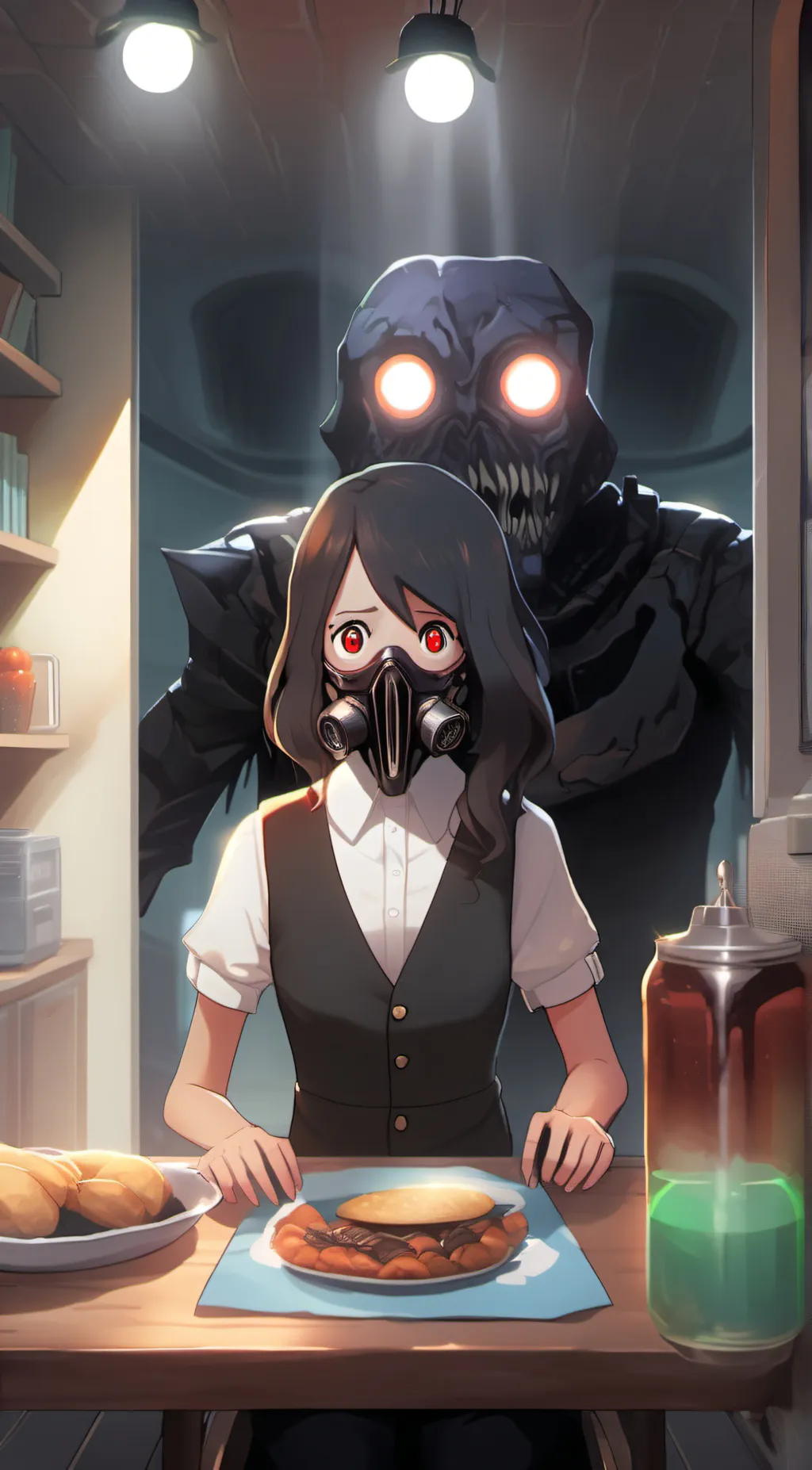 ai character: dweller killer background