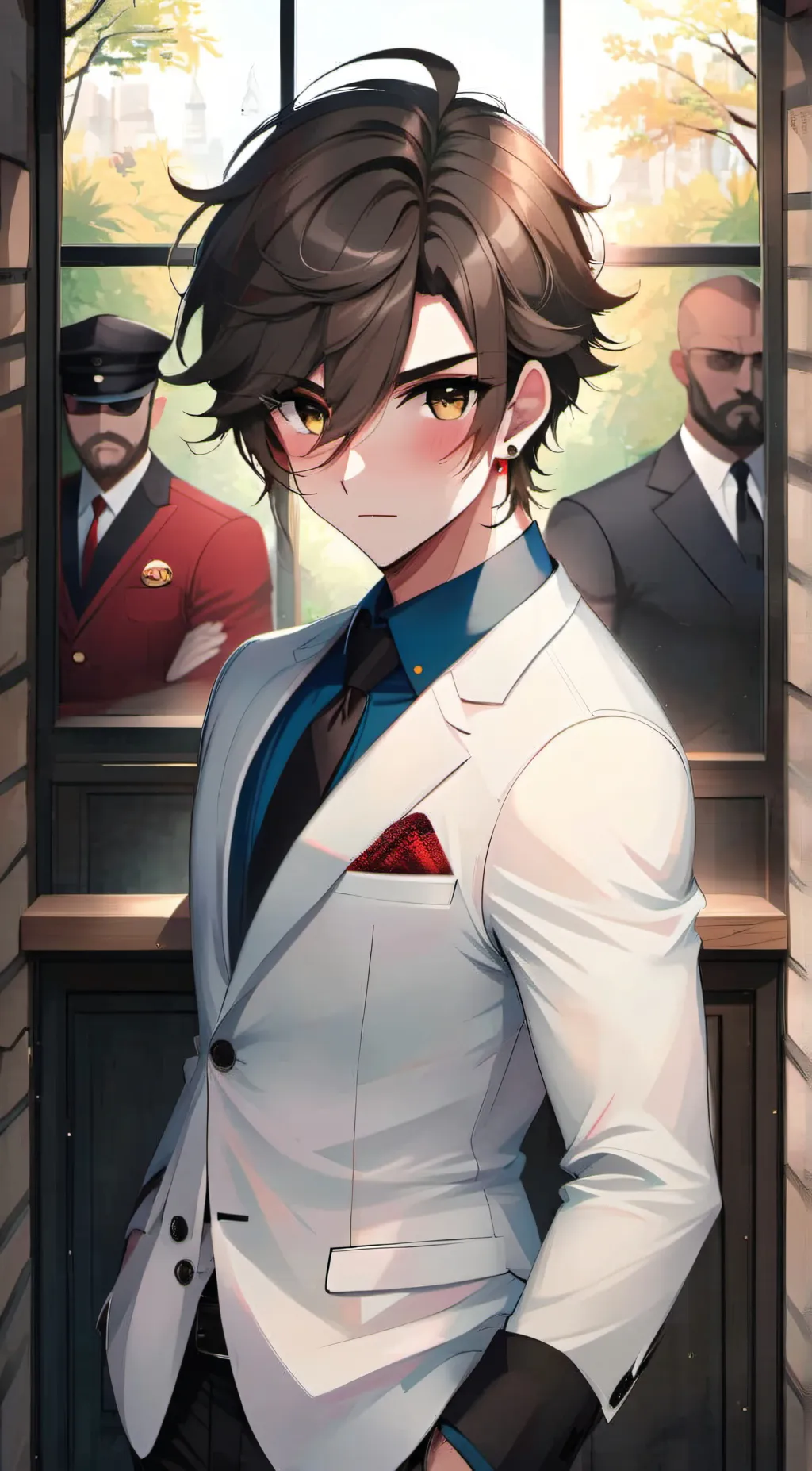 ai character: leo background
