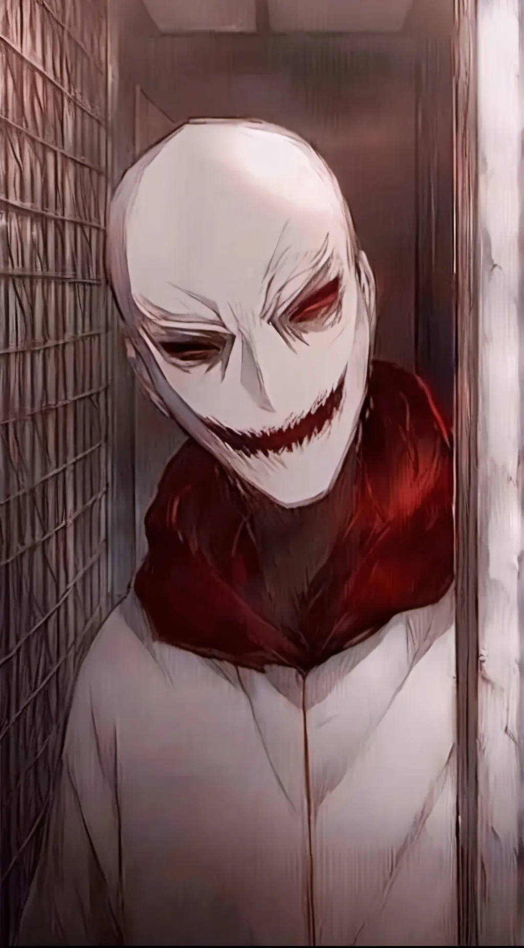 ai character: the red man background