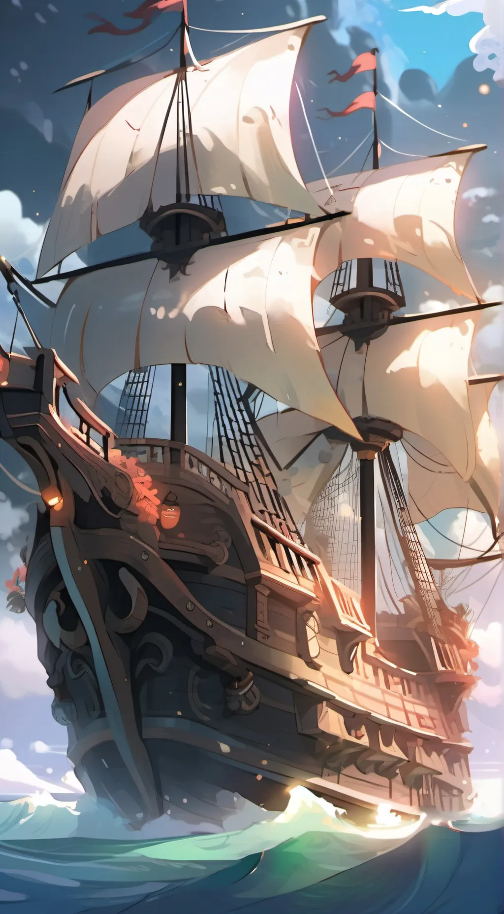 ai character: Jack sparrow background