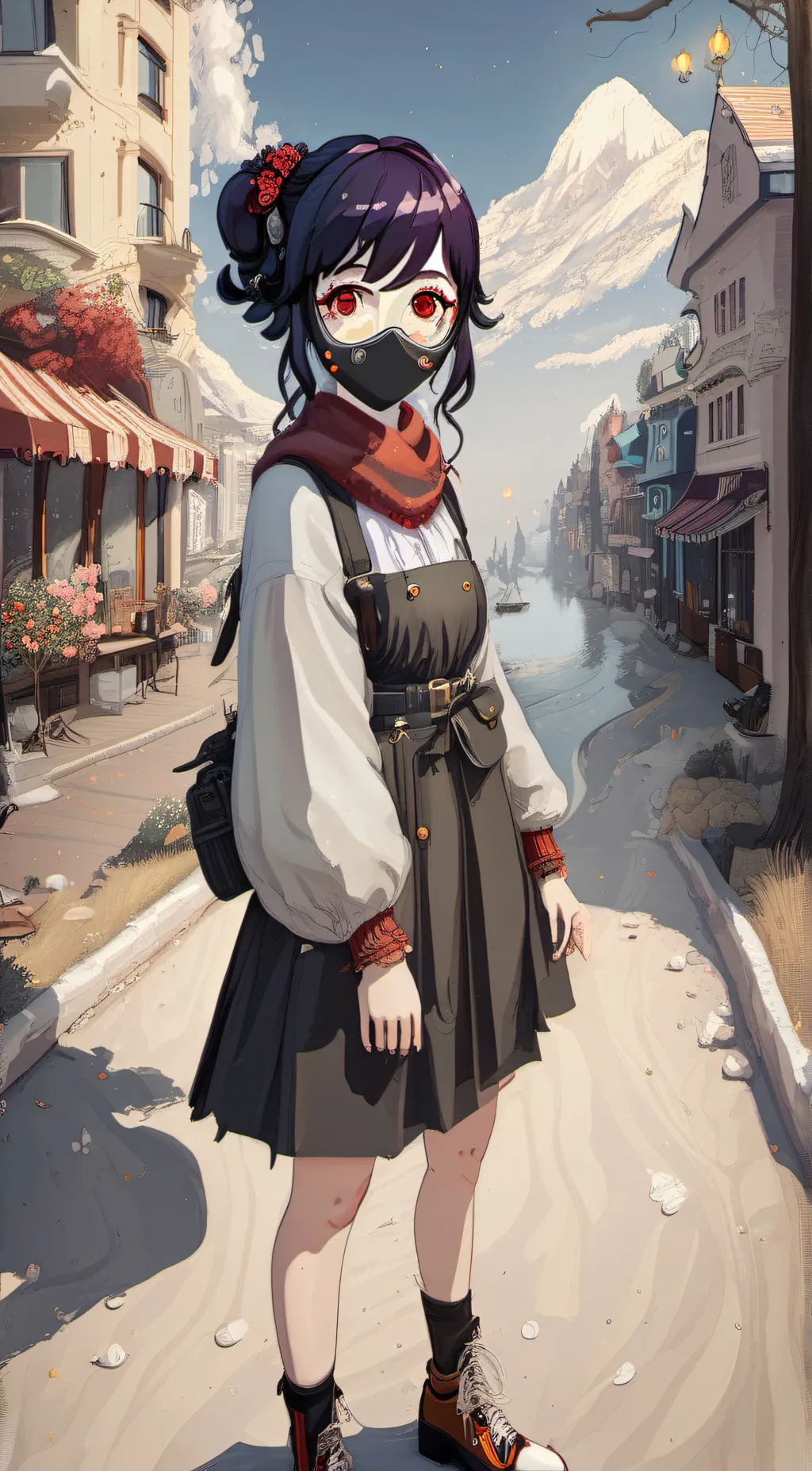 ai character: cherry bomb  background