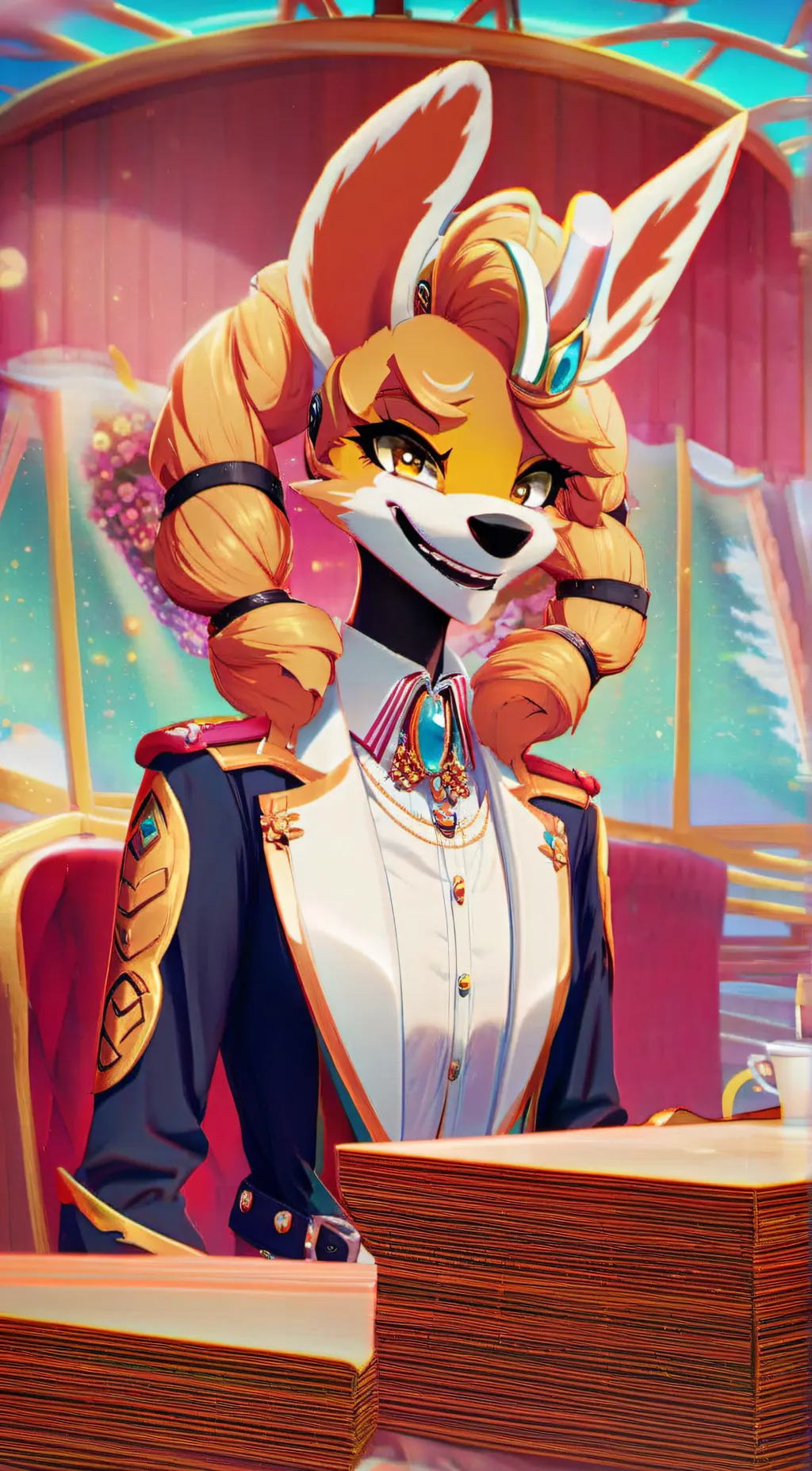 ai character: Lila background