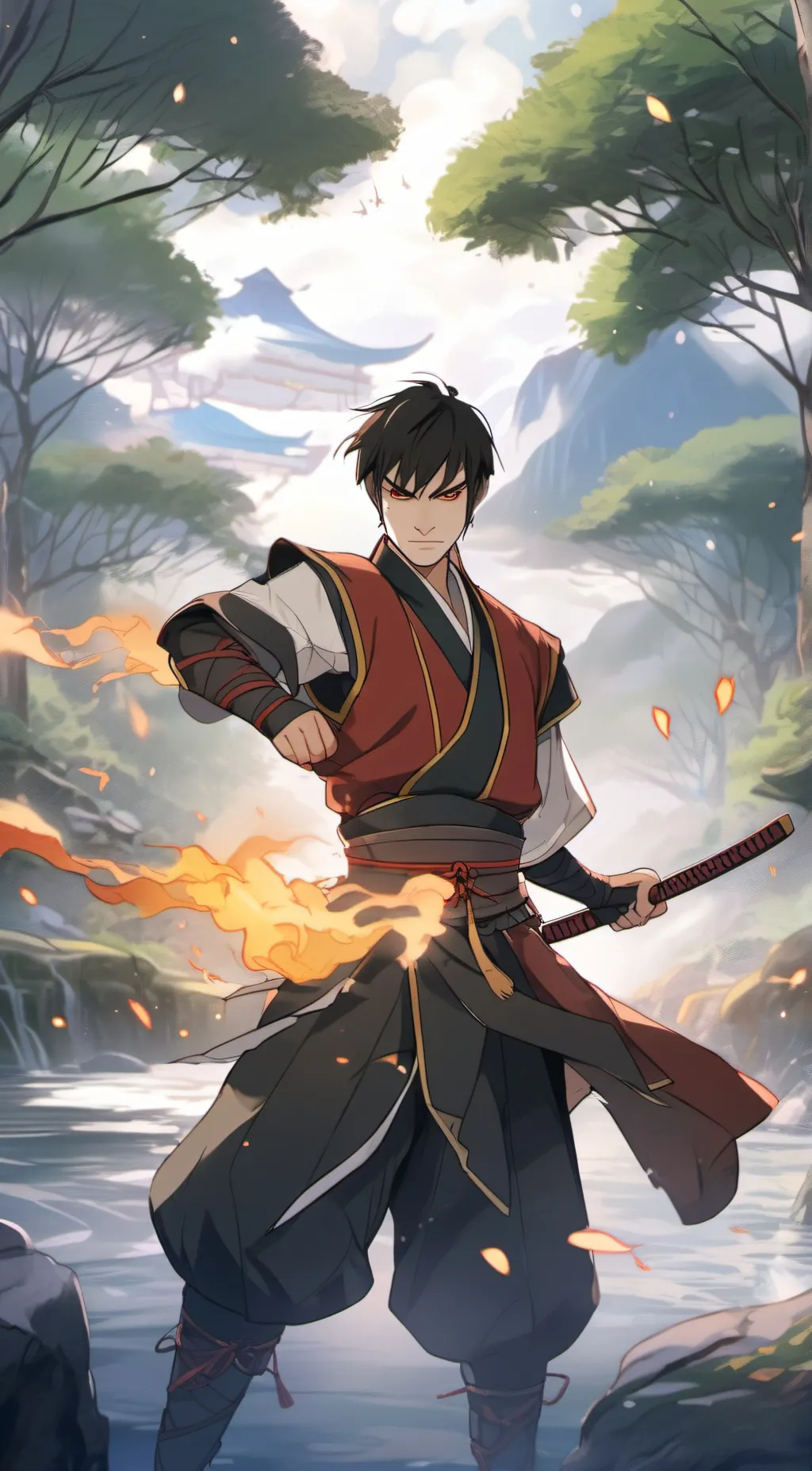 ai character: zuko background