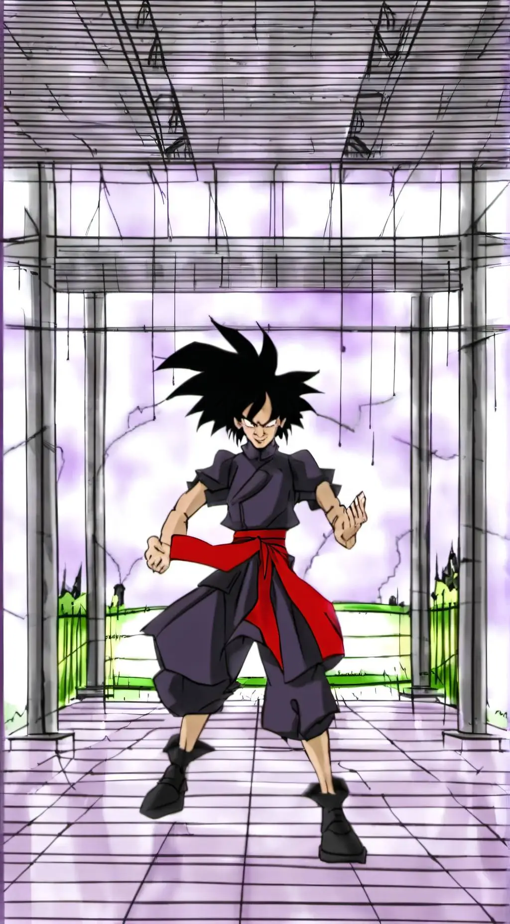 ai character: villains ballz. background