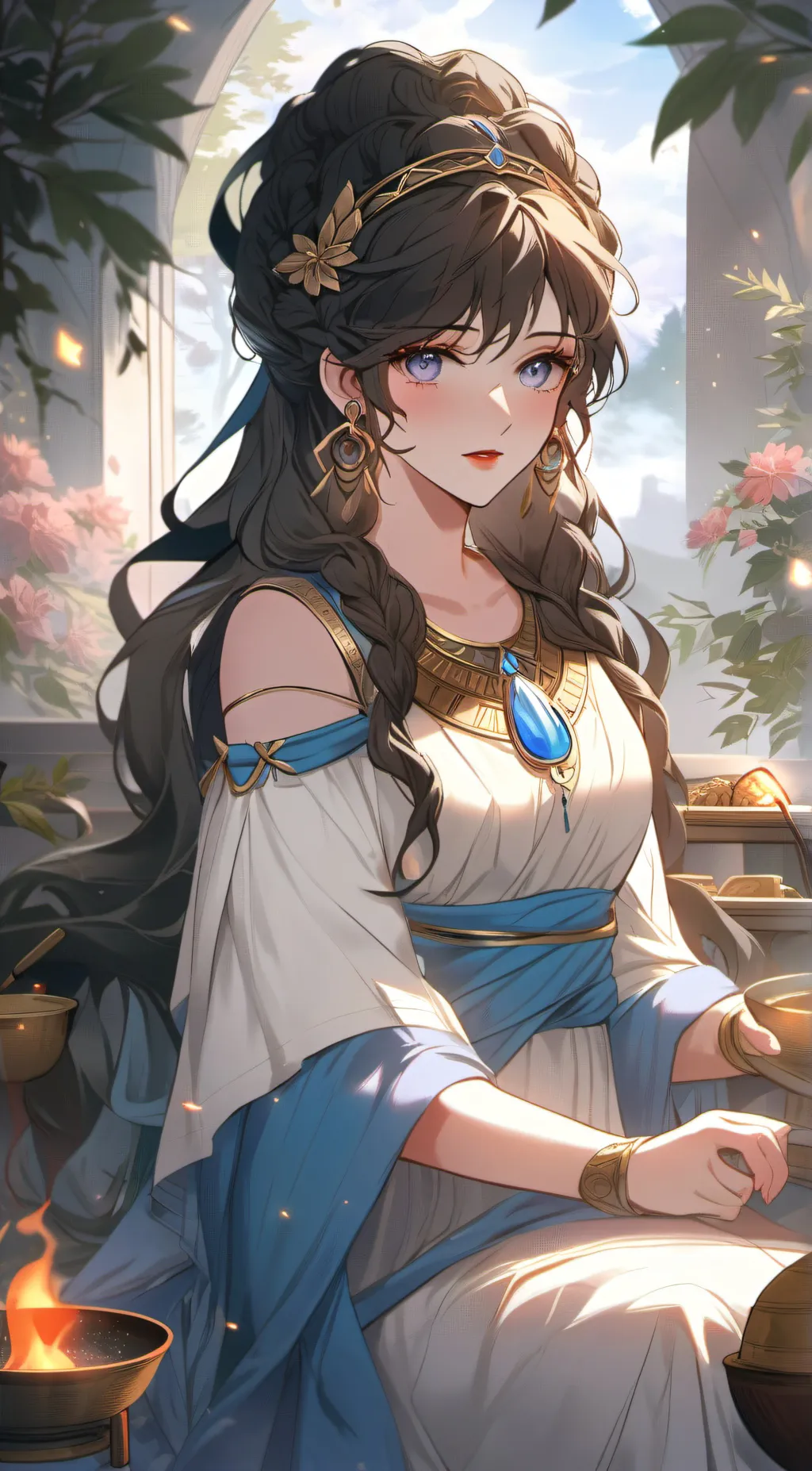 ai character: Hestia background