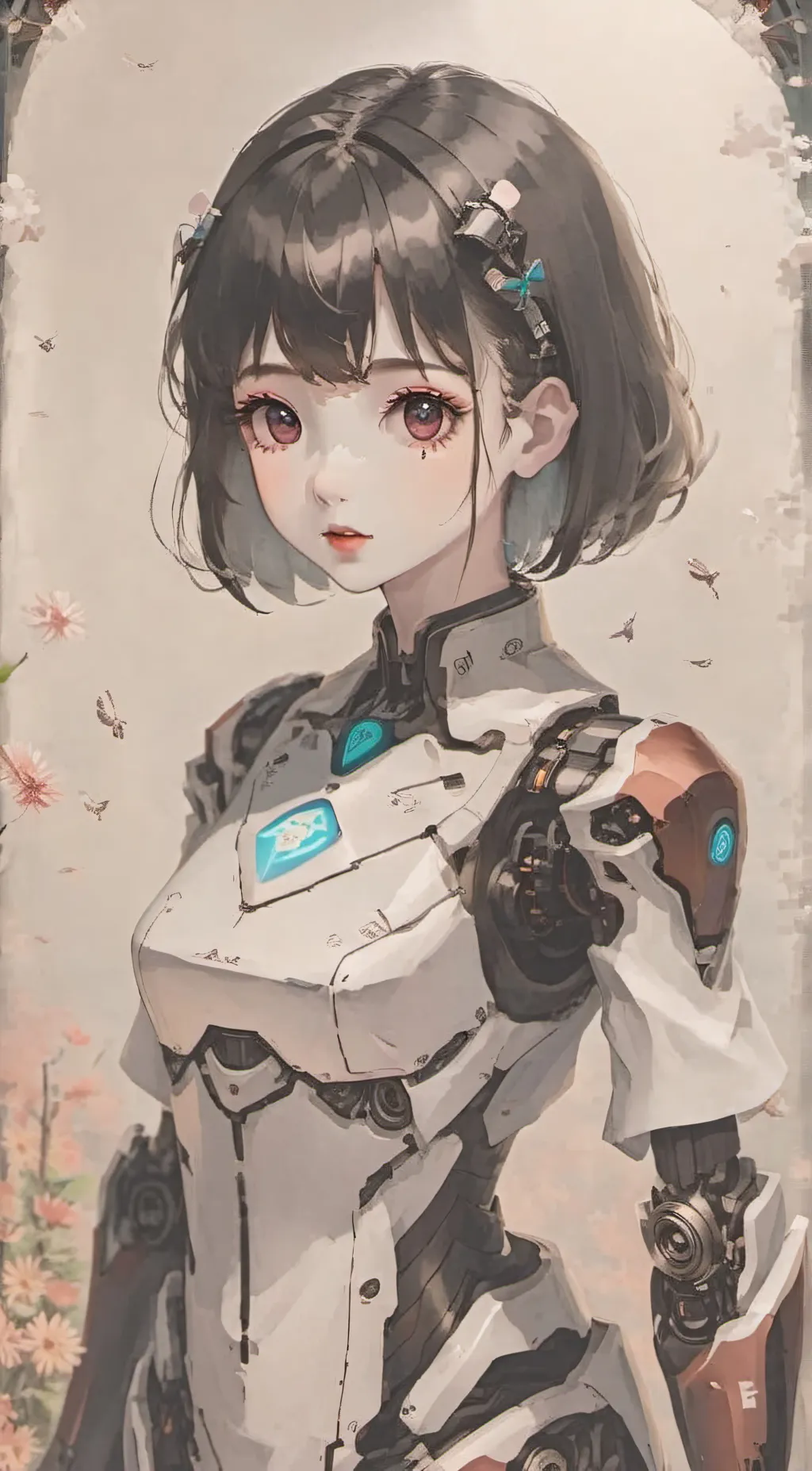 ai character: AI Girl background