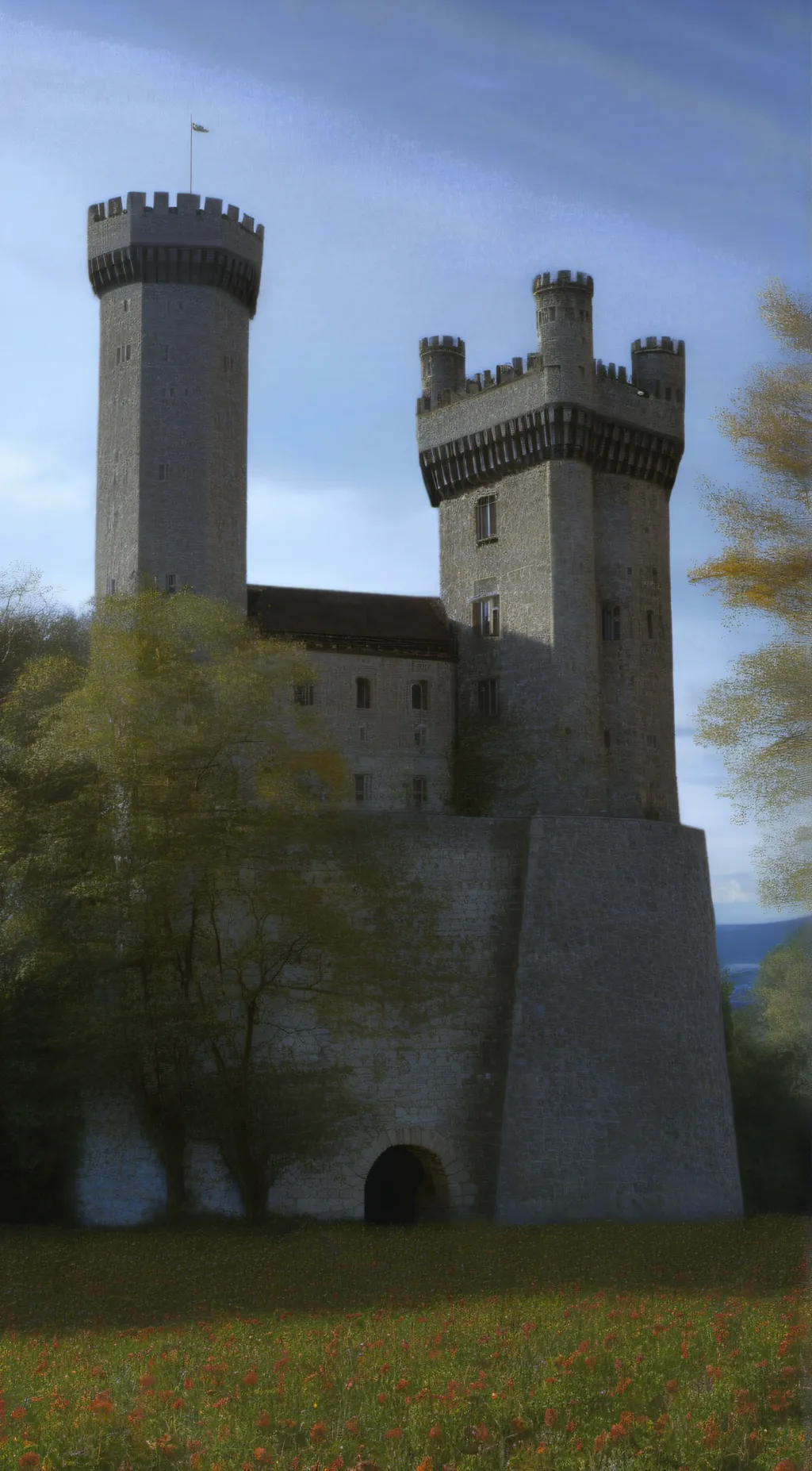 ai character: M and A Castle background