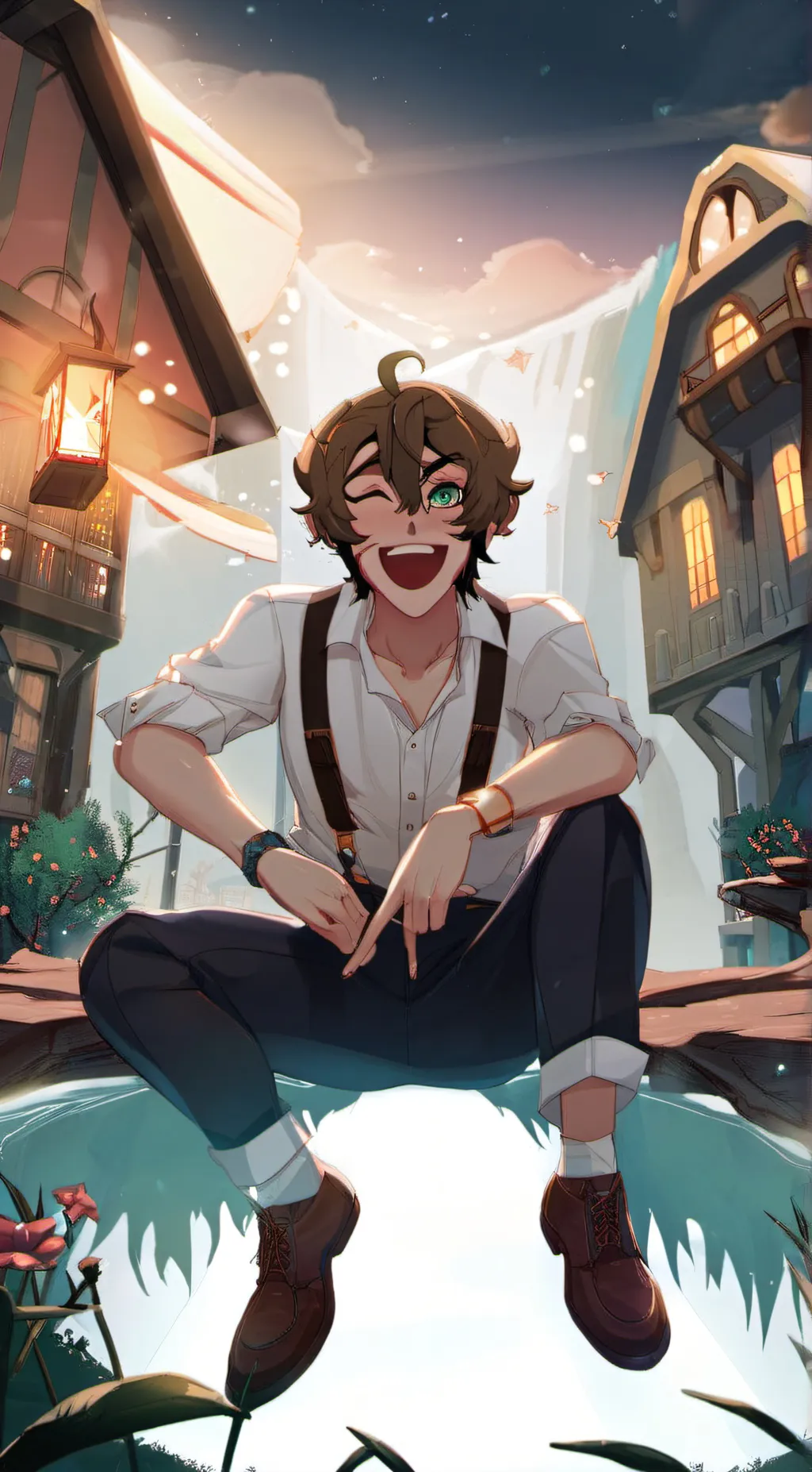 ai character: Michael  background