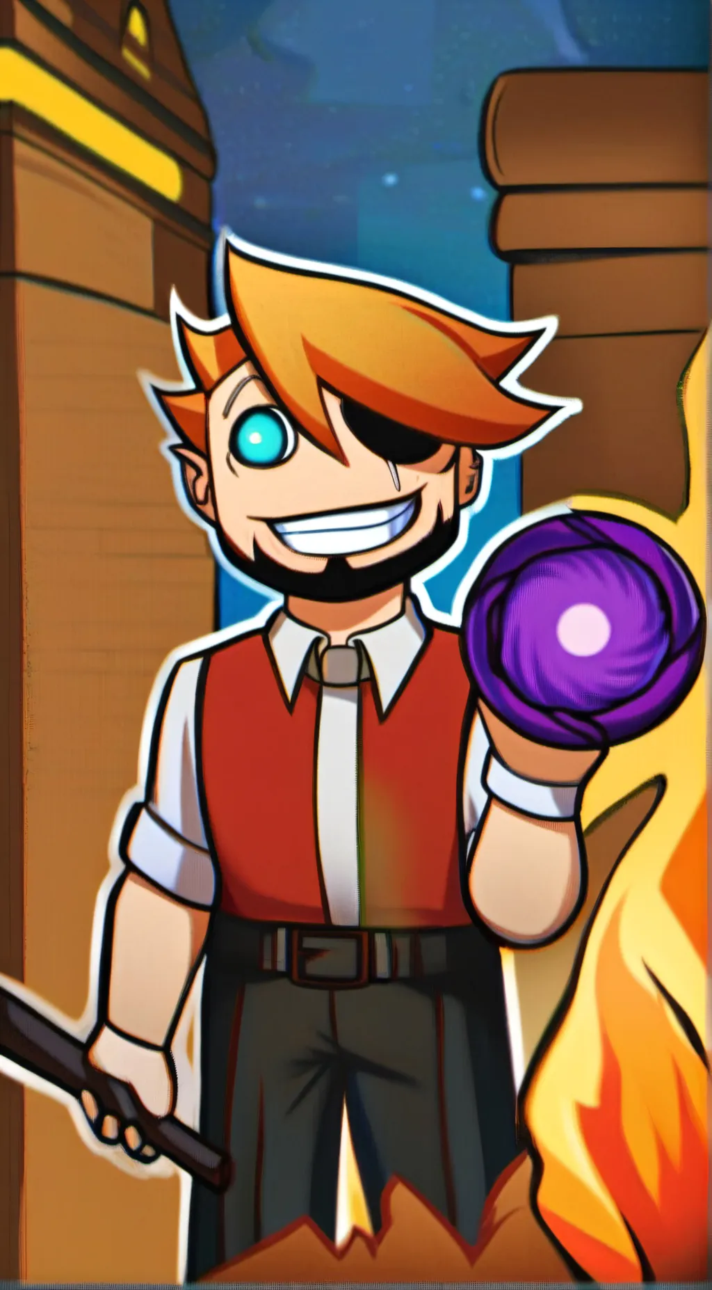 ai character: Deadsquirrel background