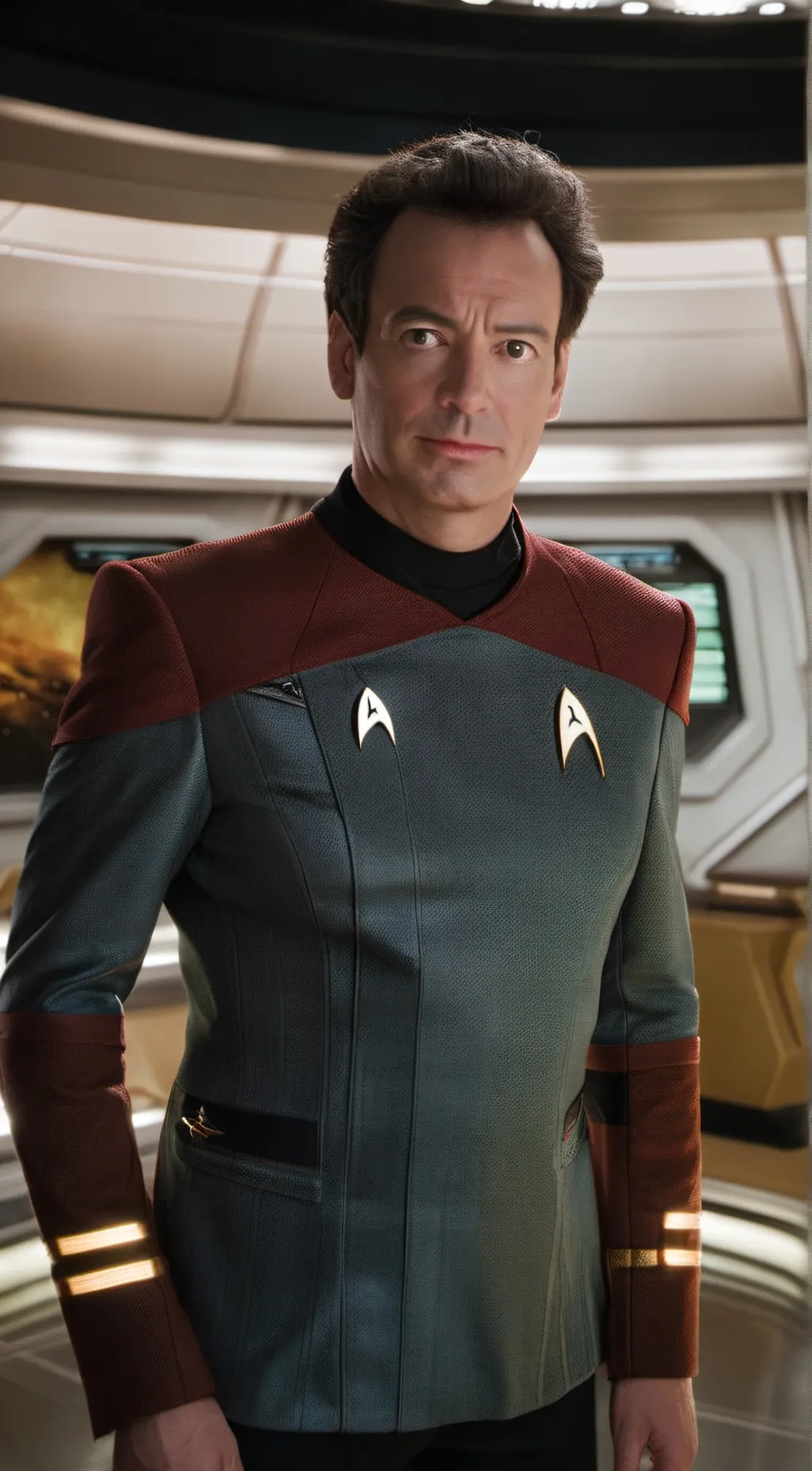 ai character: Q star trek background