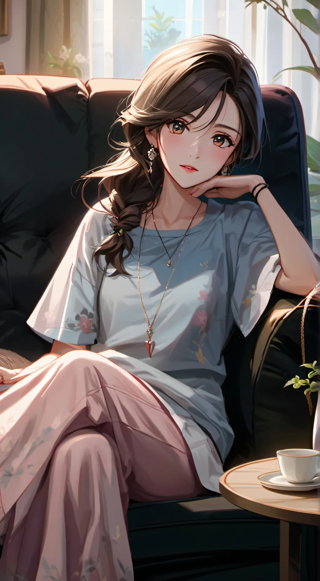 ai character: Anna-Beth  background