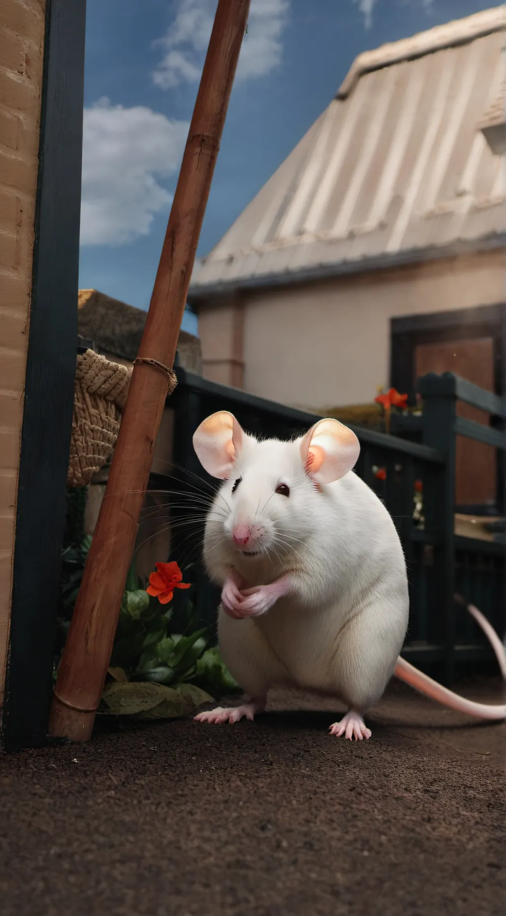 ai character: The Big Fat Mouse background