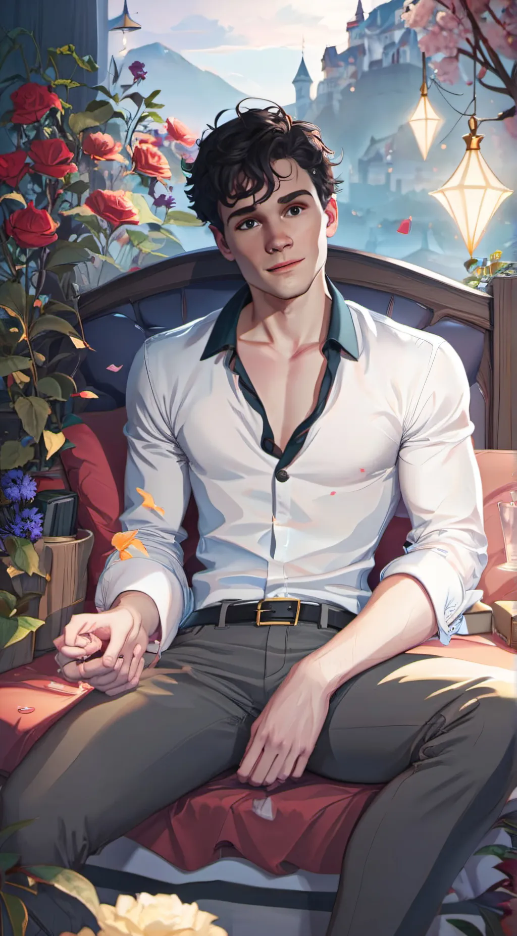 ai character: Mattheo  background