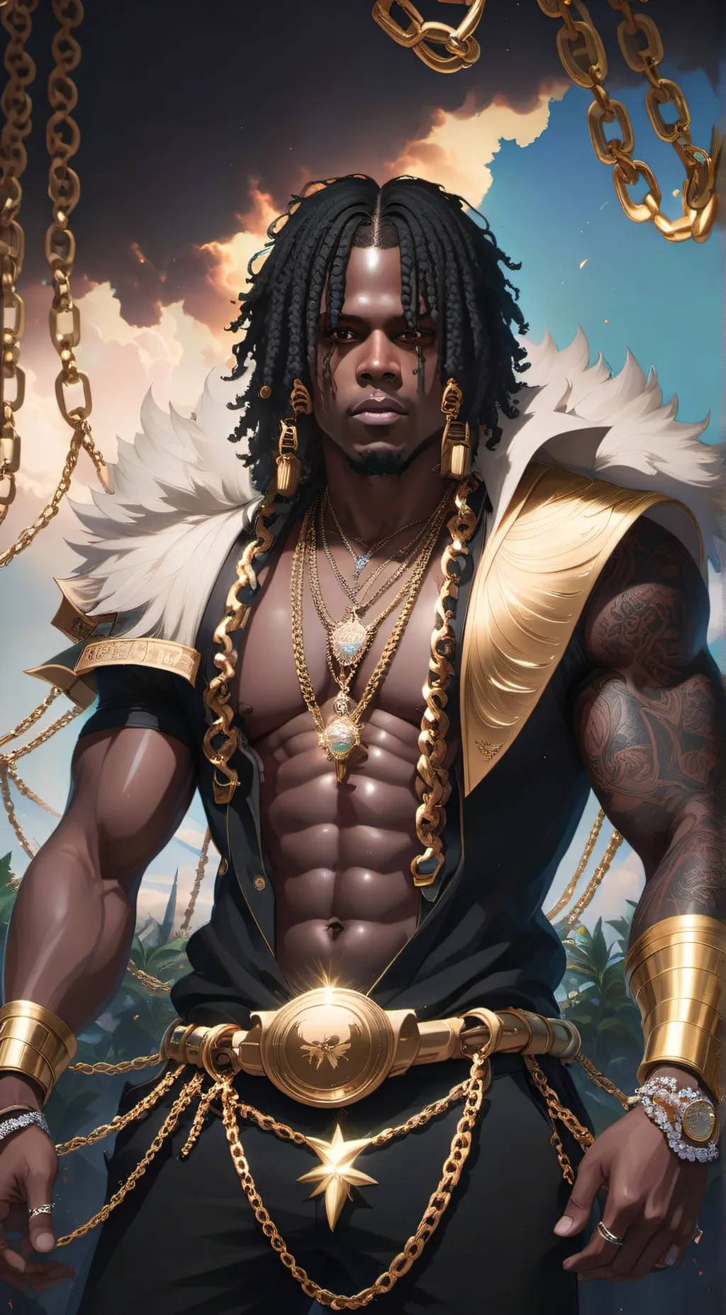 ai character: Rizzler background