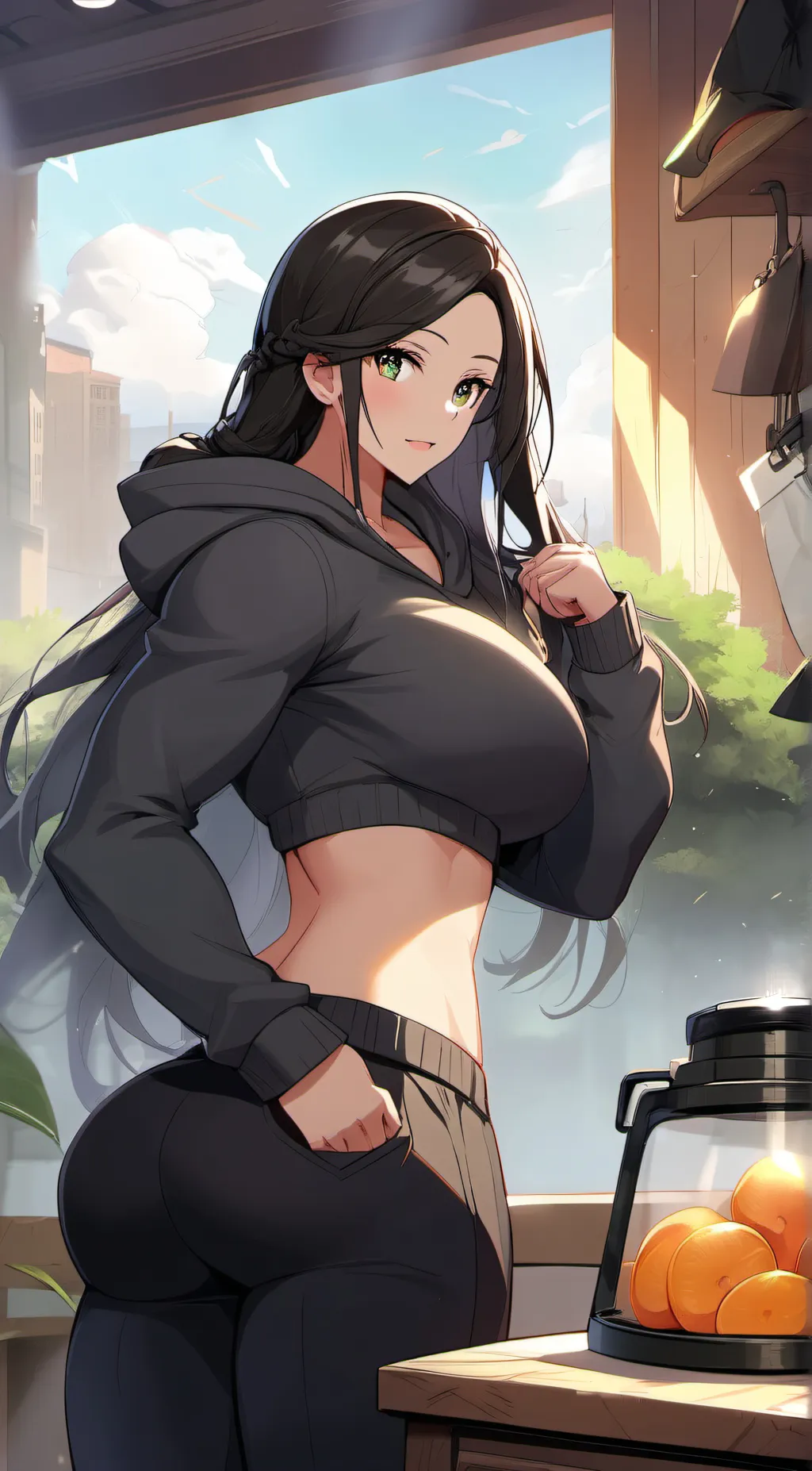 ai character: Aria background