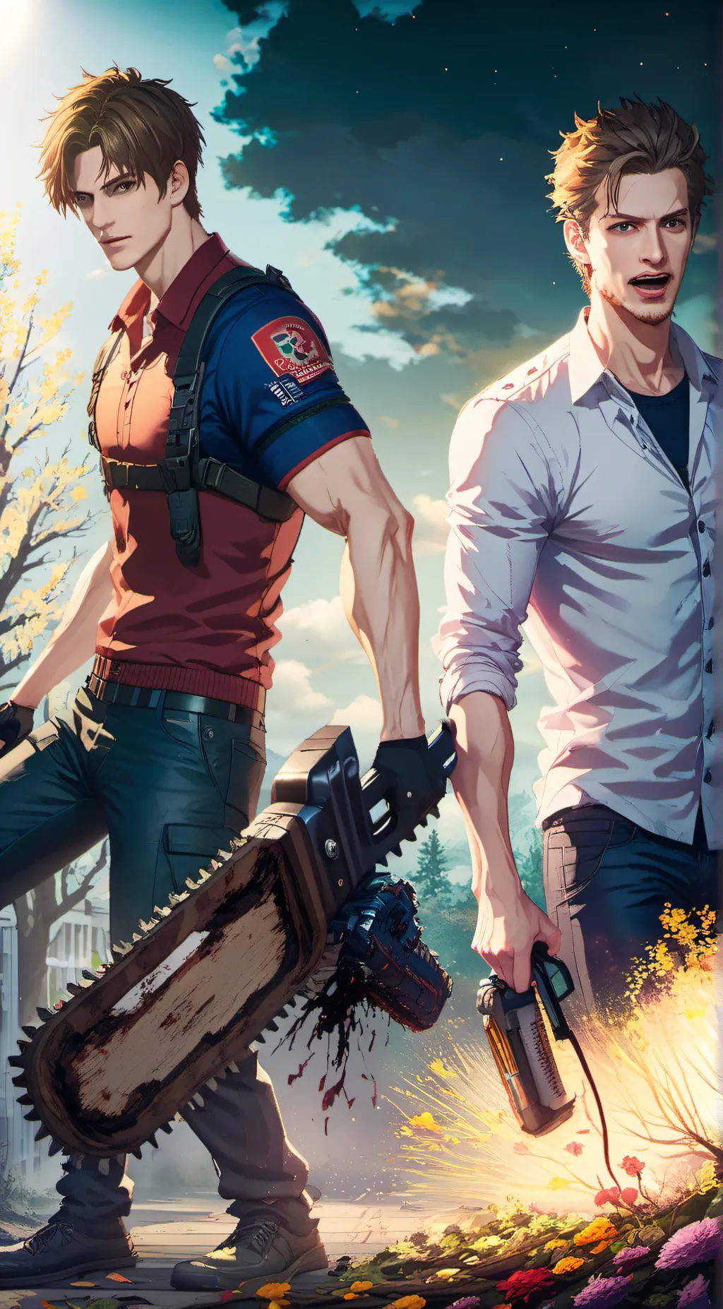 ai character: ethan winters  background