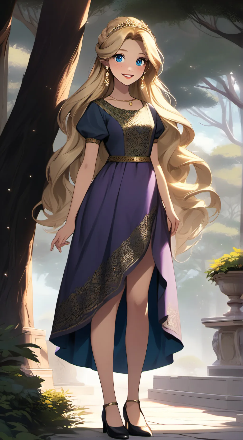 ai character: Nicole  background