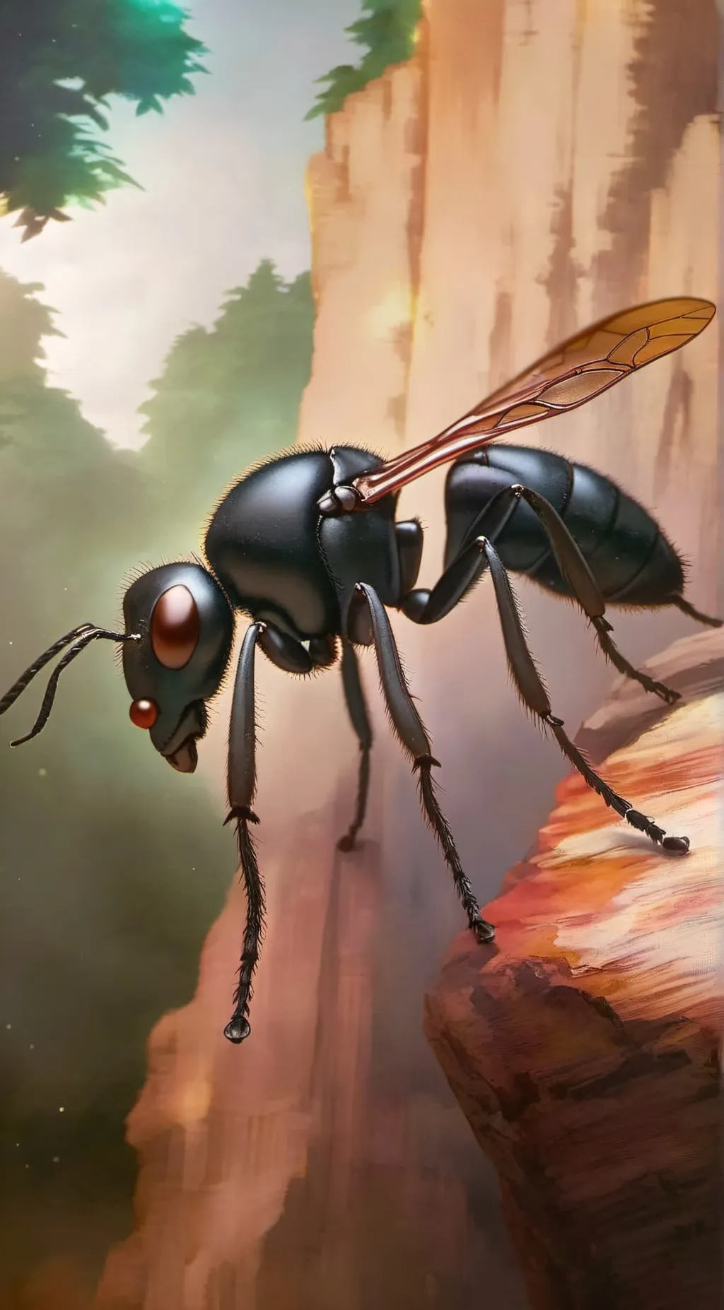 ai character: Queen Ant background