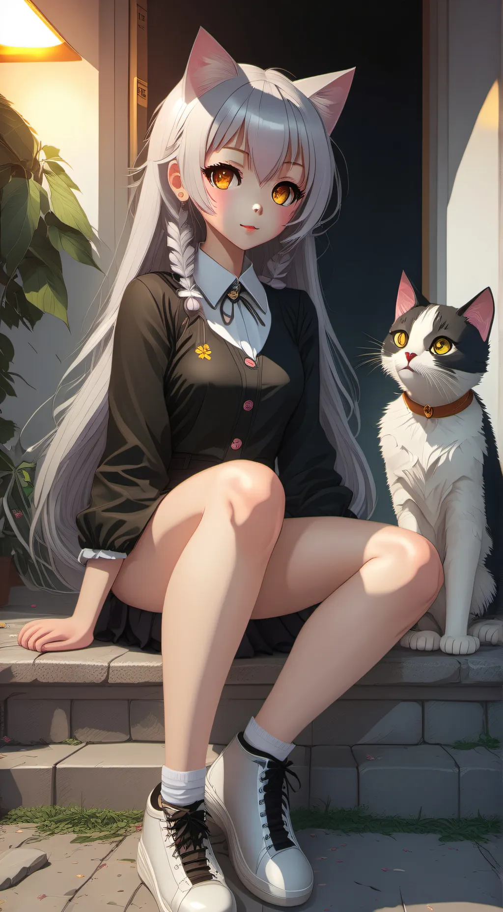 ai character:  Kat background