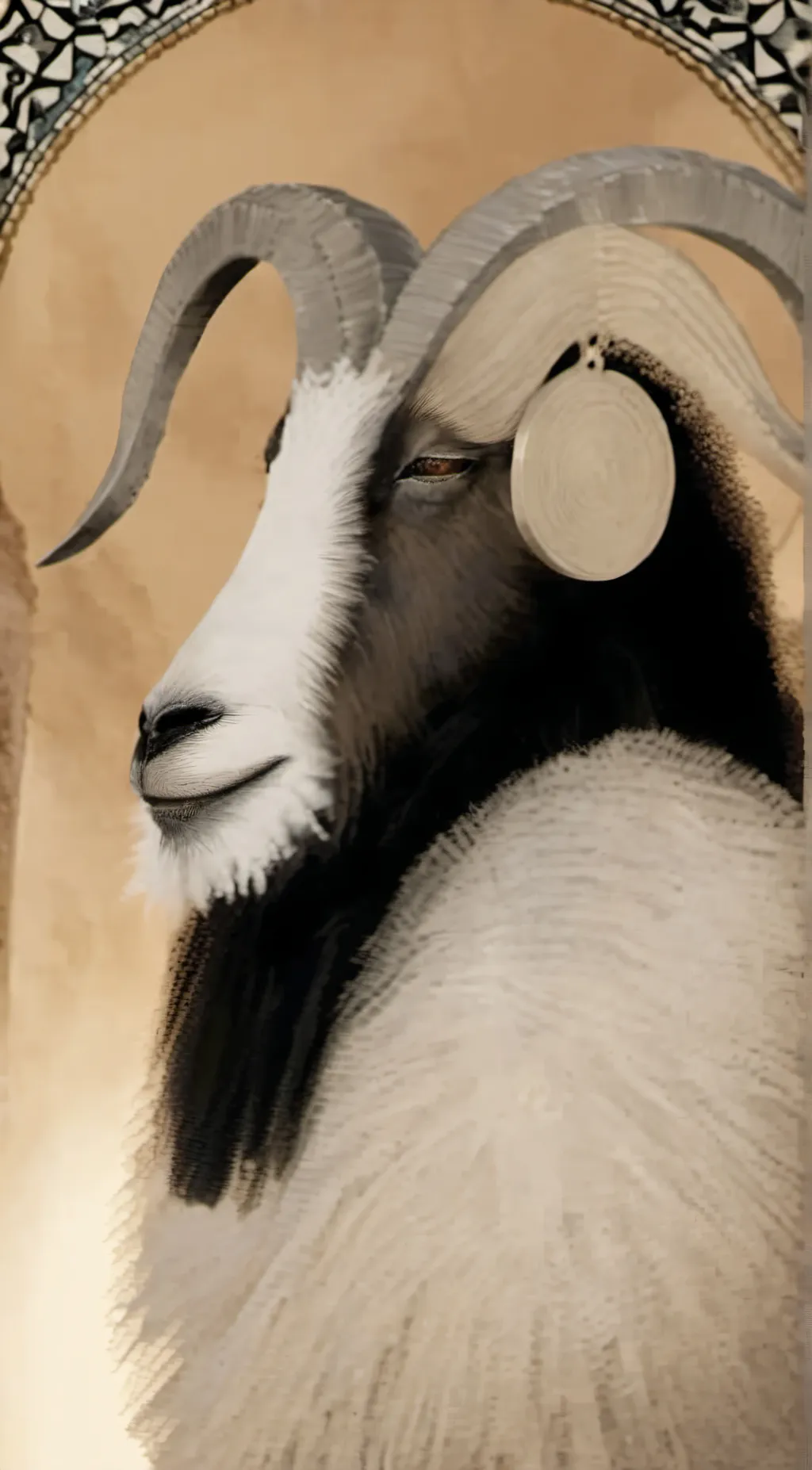 ai character: The goat background