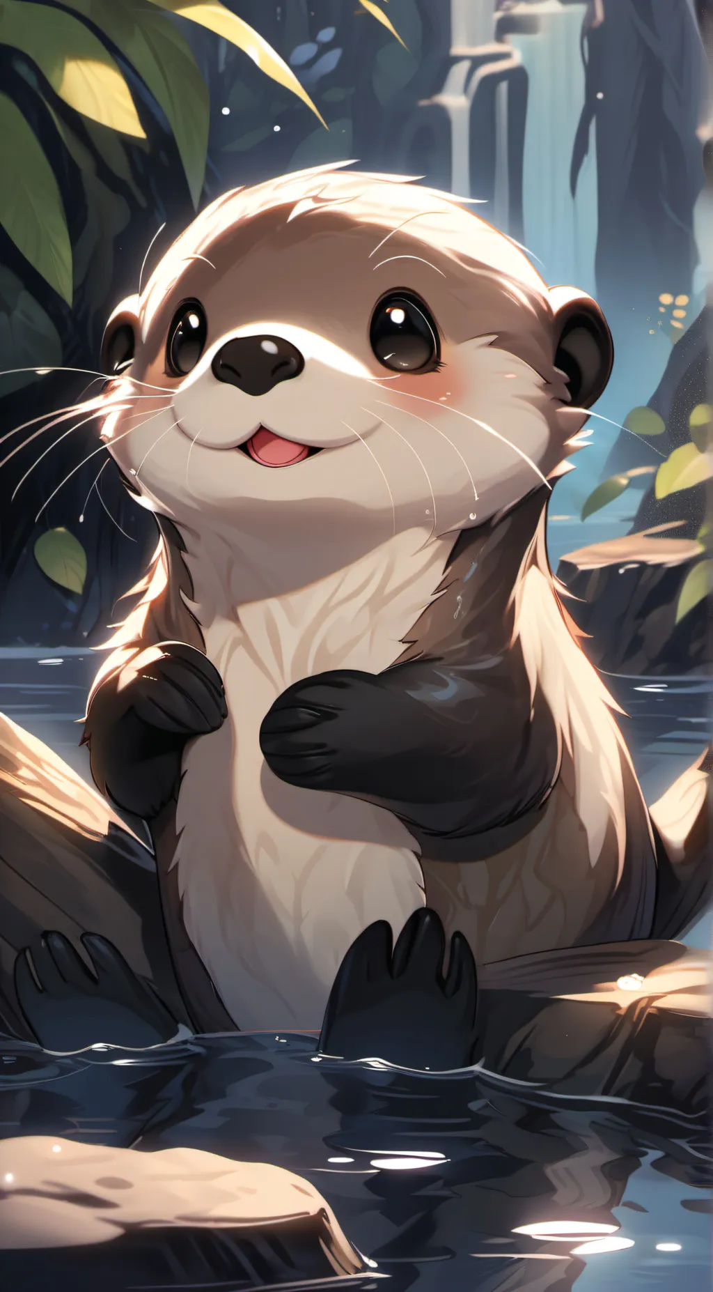 ai character: puffers background
