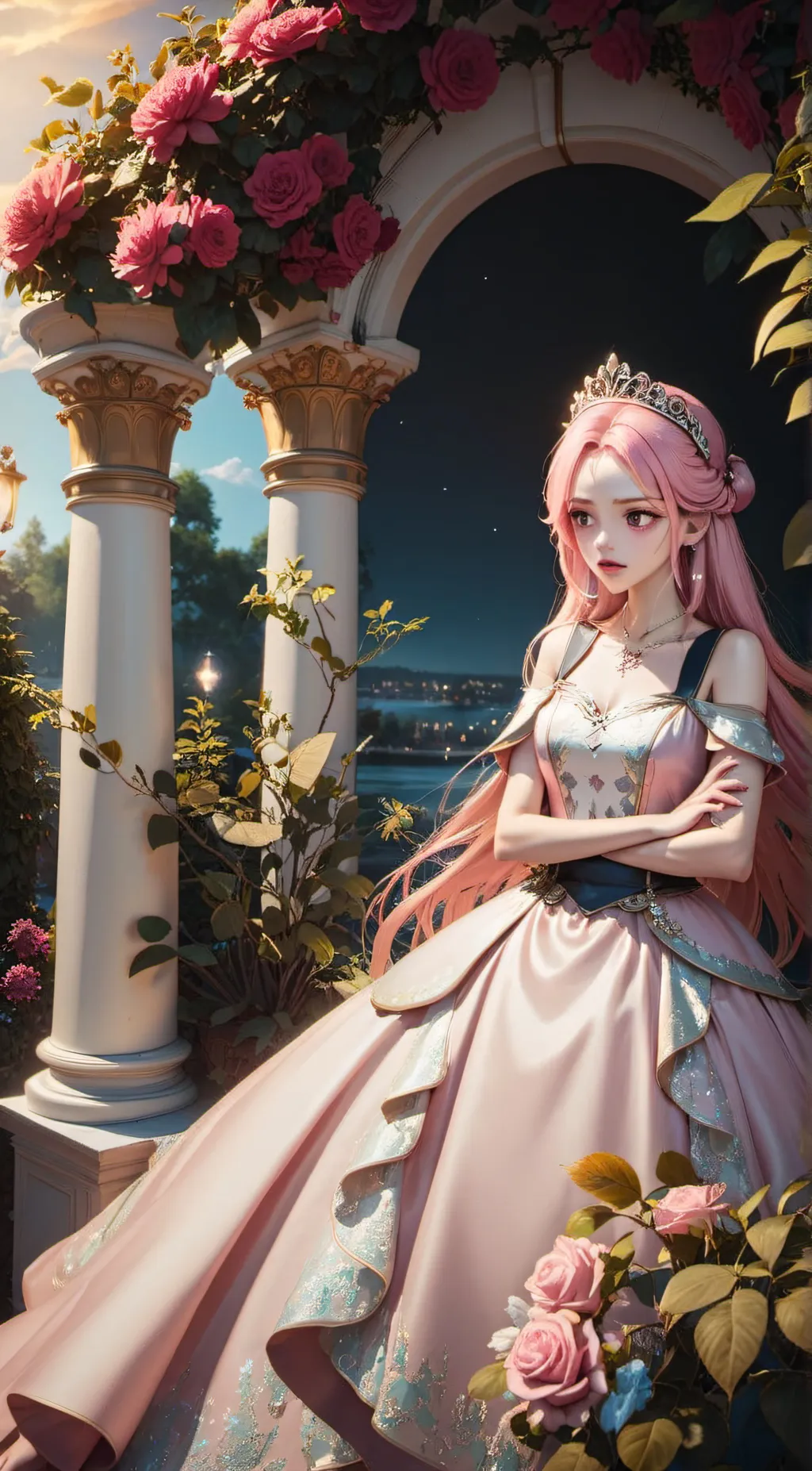 ai character: Ashlyn & Sailor🩷 background