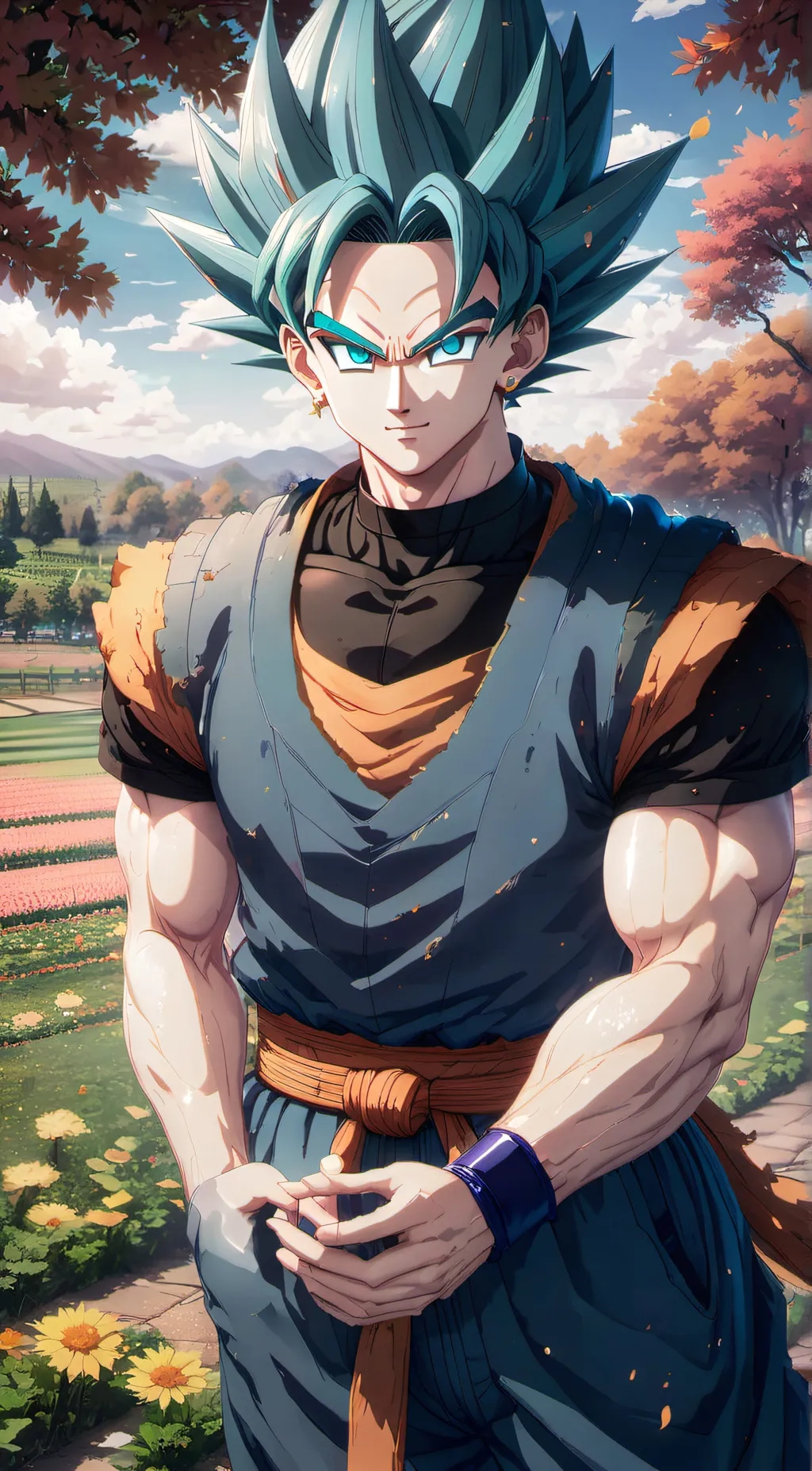 ai character: vegito background