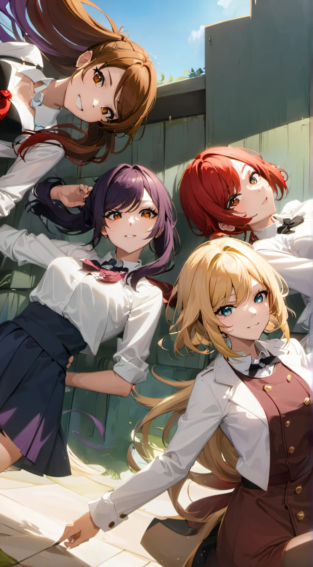 ai character: Fnia wholesome au background