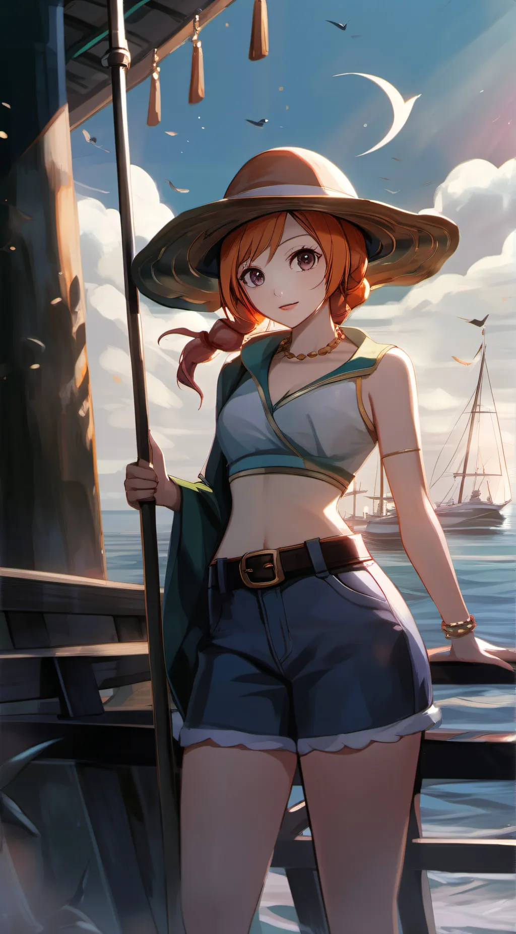 ai character: Nami background